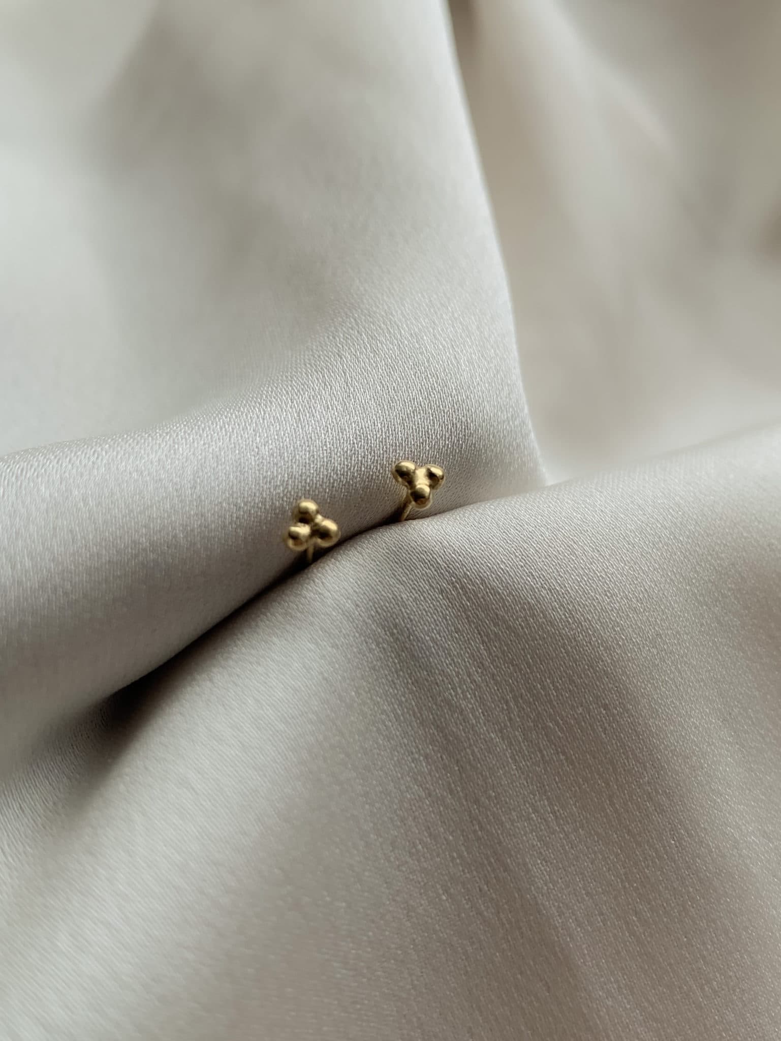 עגילי סנדי 14K