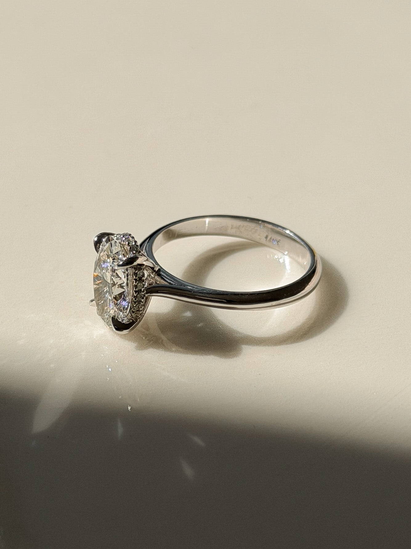 טבעת יהלום אליט הידן היילו