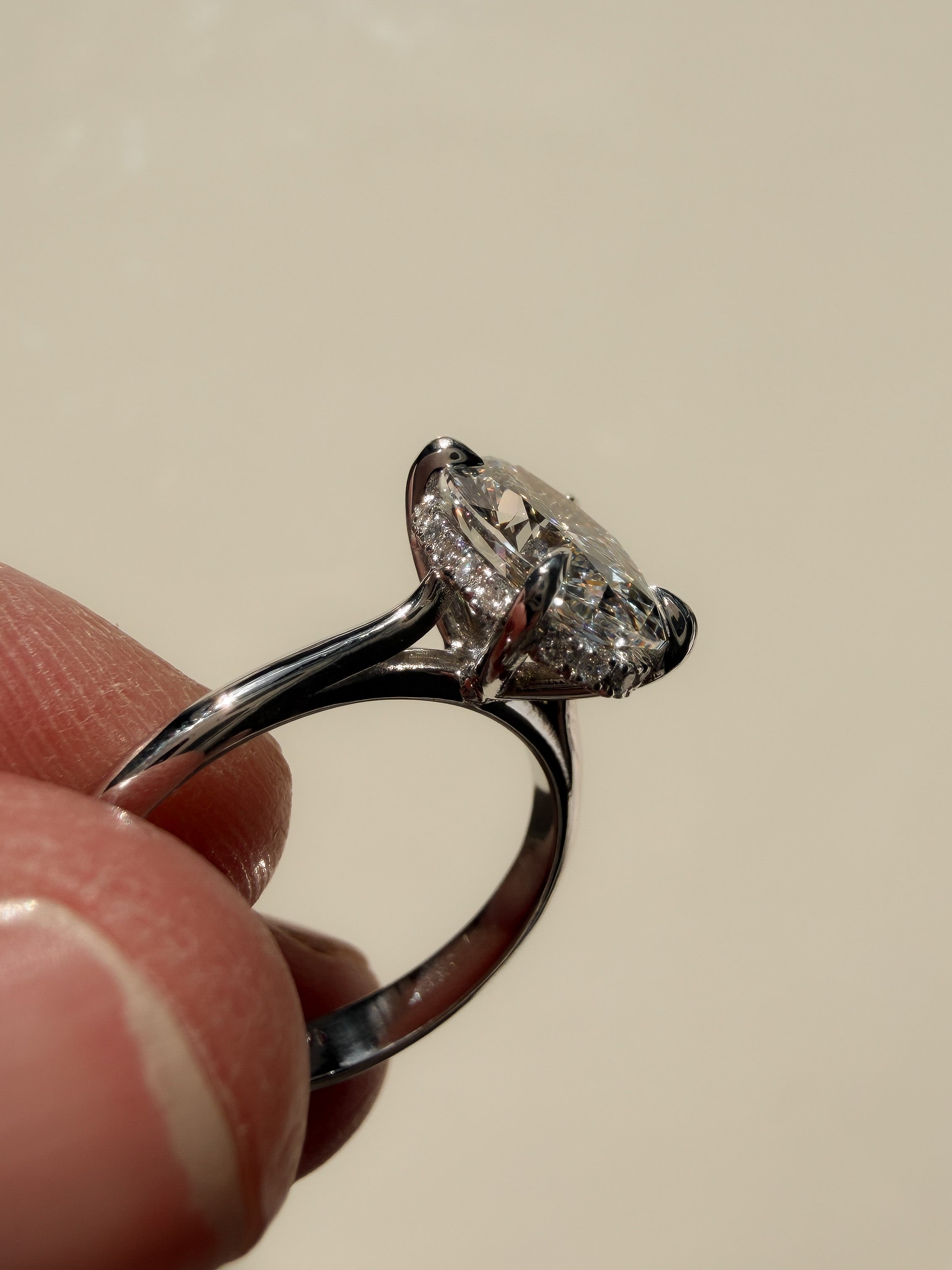 טבעת יהלום אליט הידן היילו