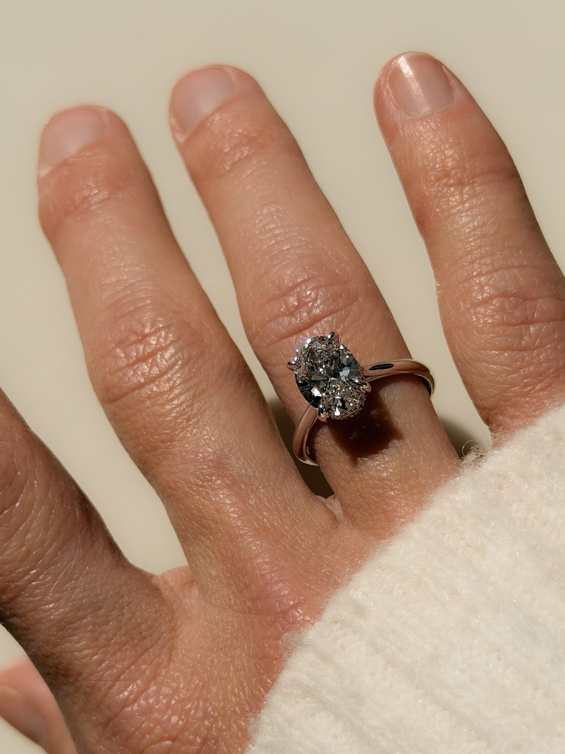 טבעת יהלום אליט הידן היילו