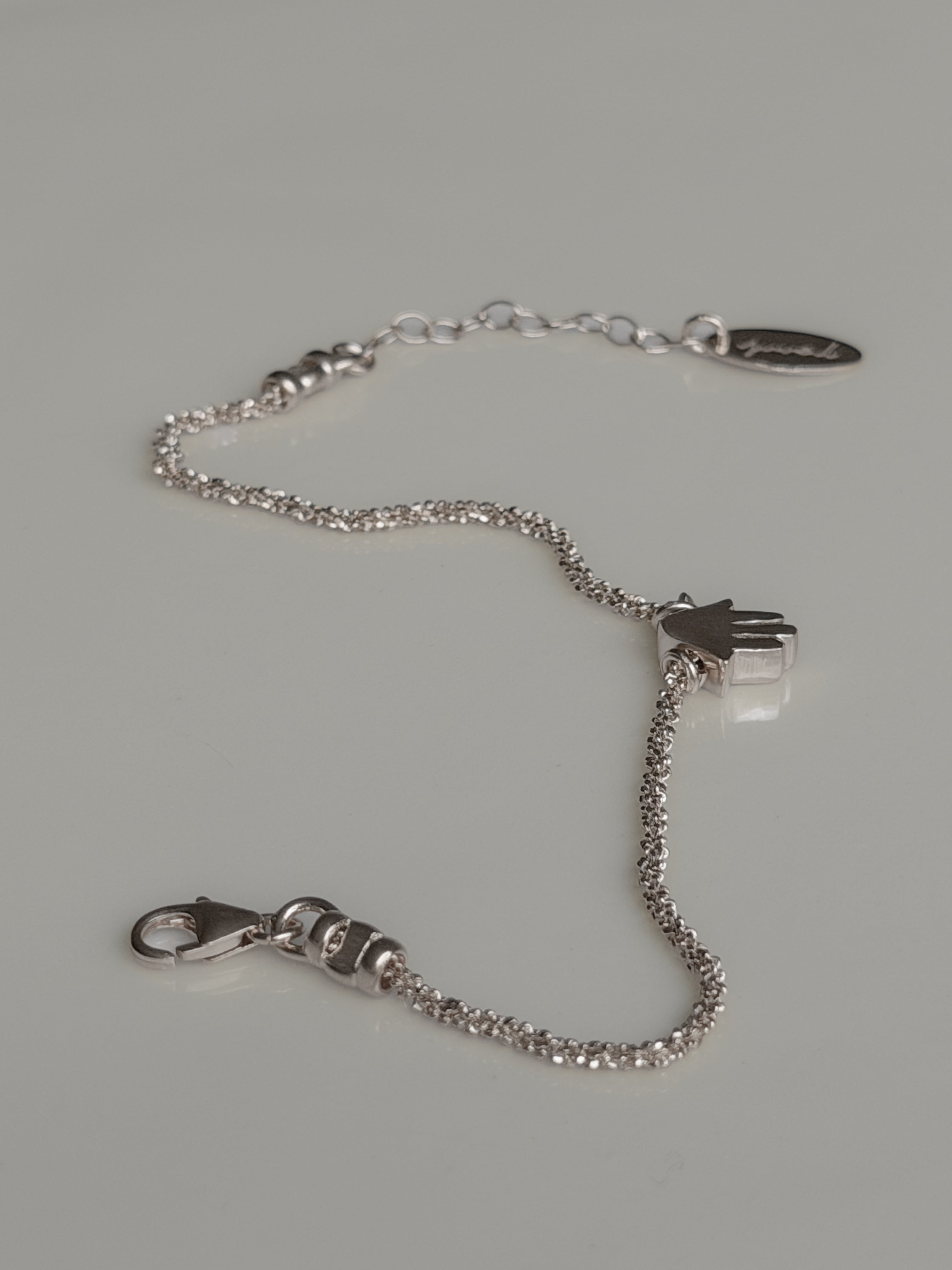 צמיד ביגי חמסה כסף