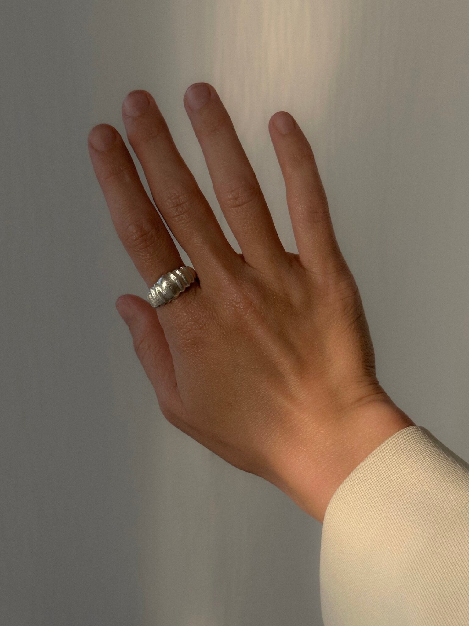 טבעת קלודין כסף