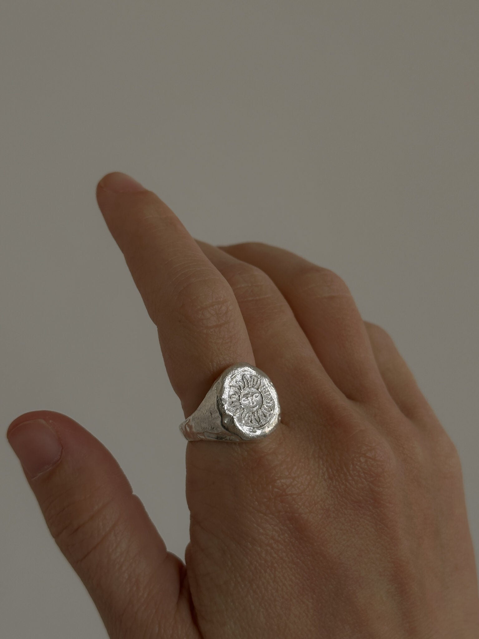 טבעת ביגי דריי כסף