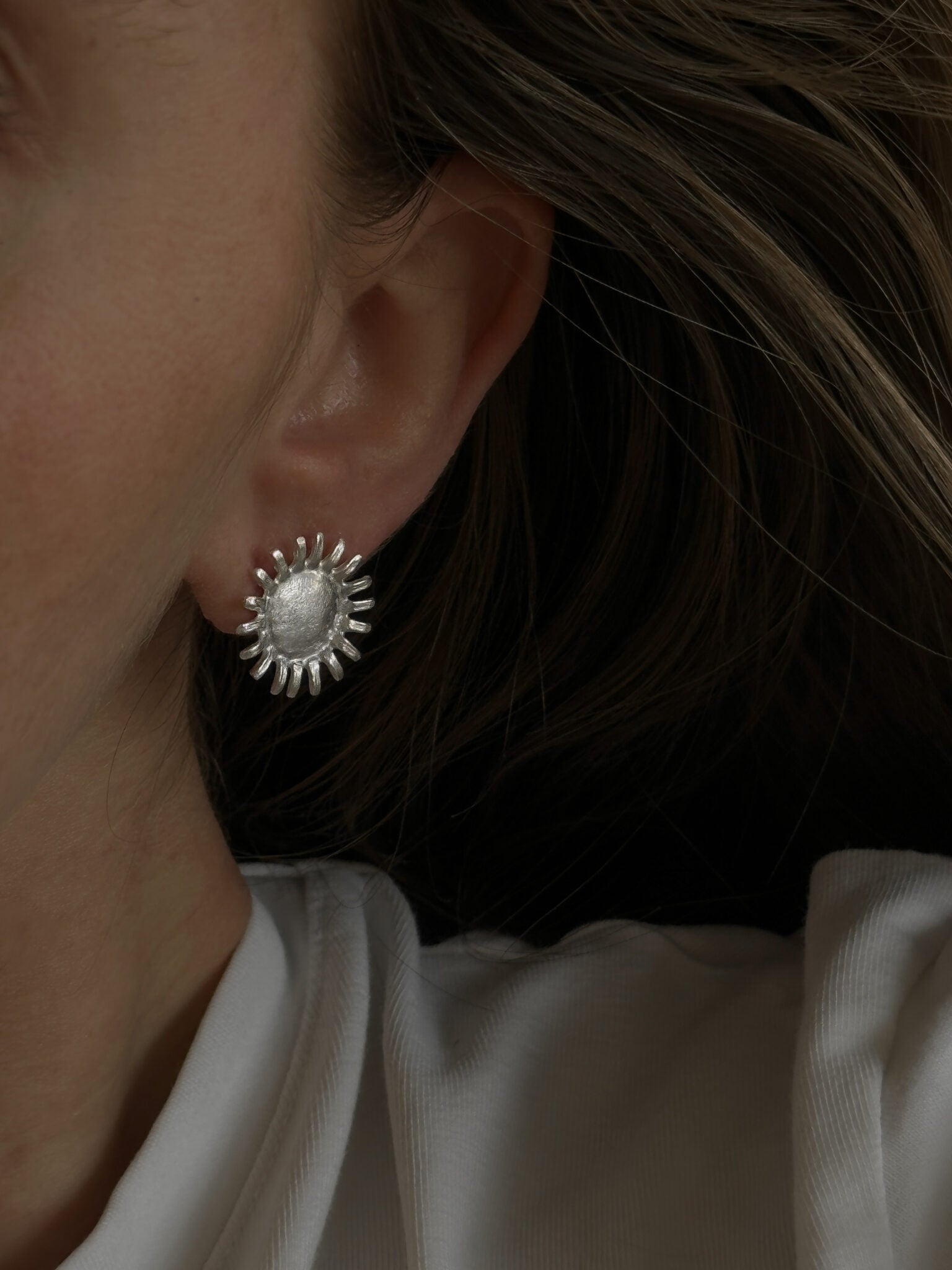 עגילי סוליי כסף