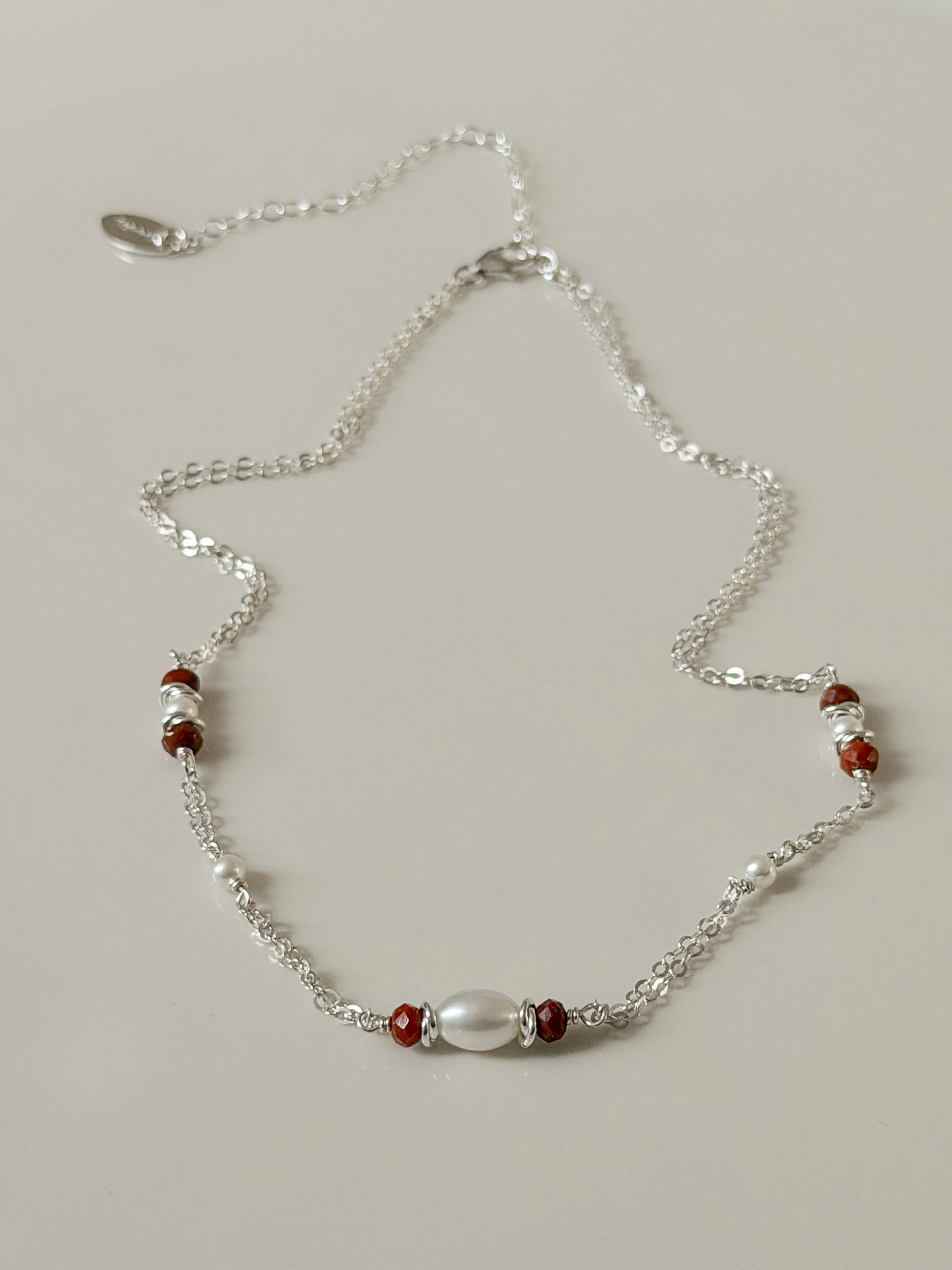 שרשרת נורה דזרט כסף