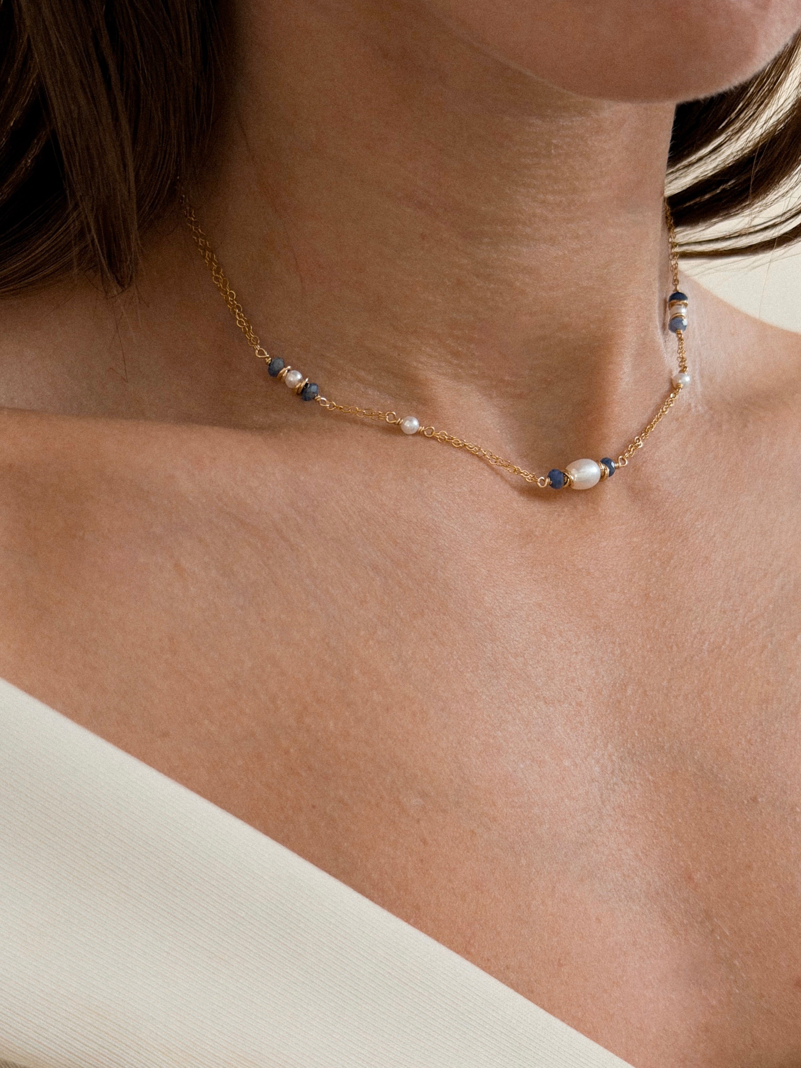 שרשרת נורה אושן גולד