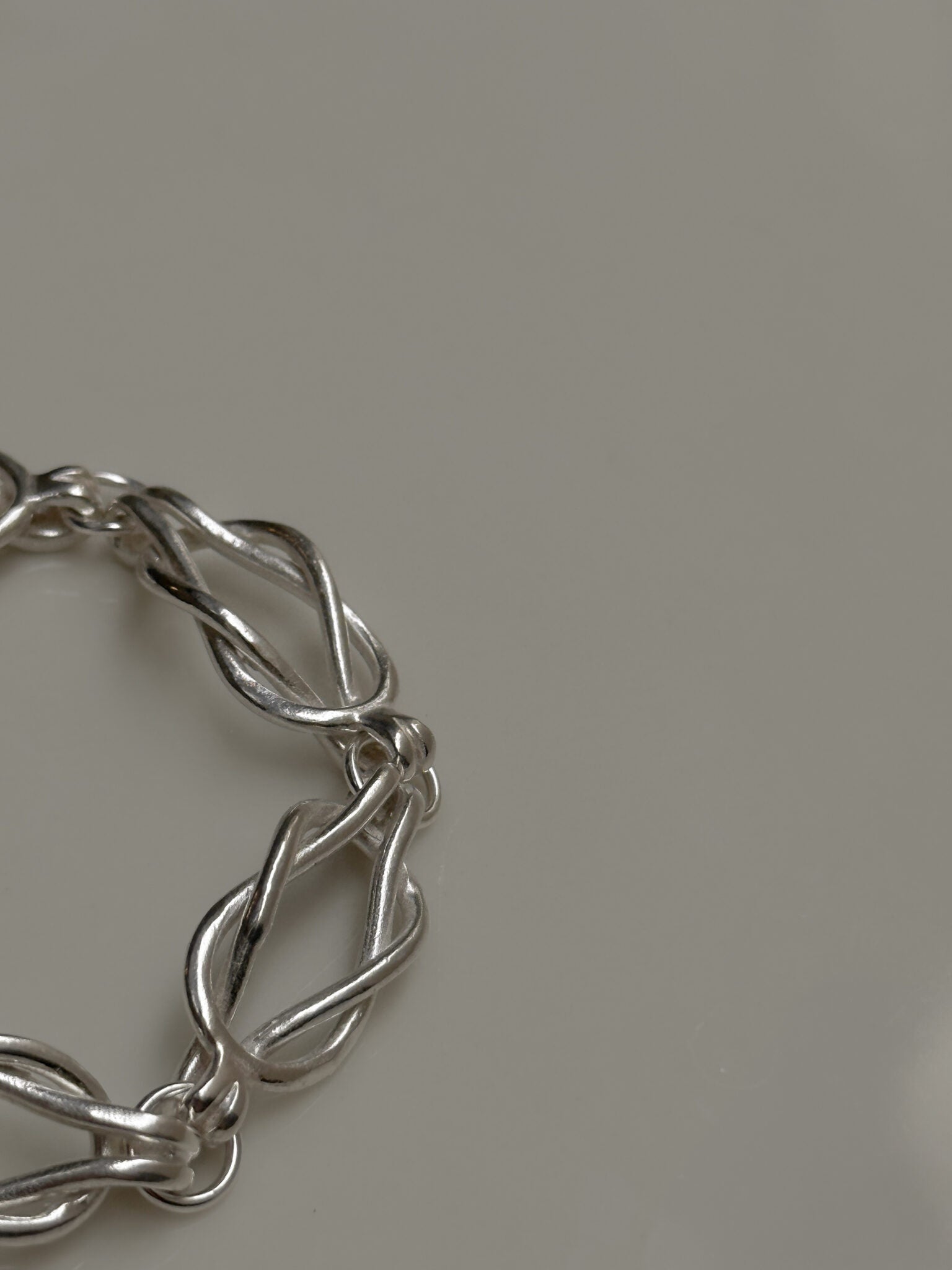 צמיד ביגי רוס כסף