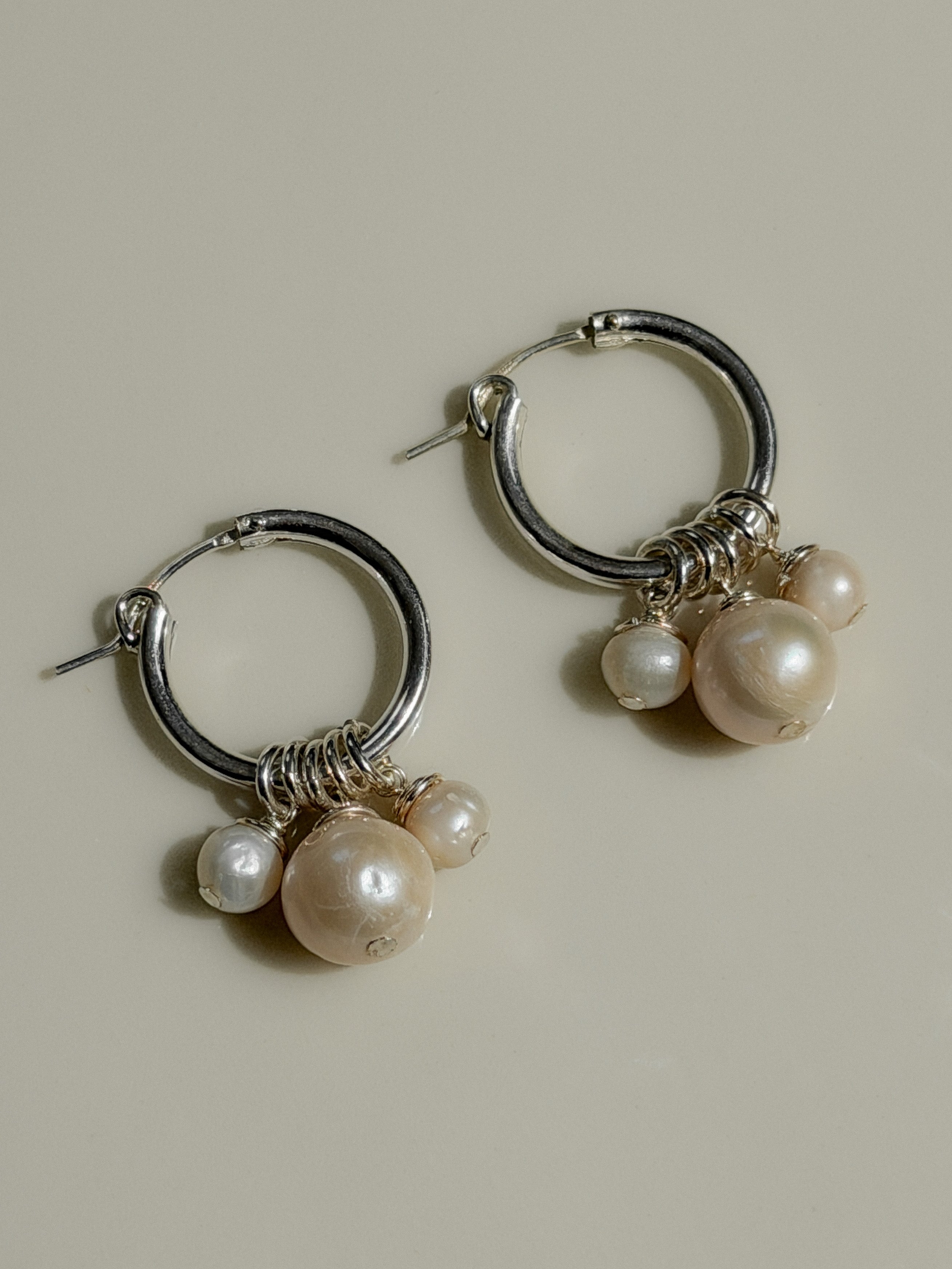 עגילי קלריס L כסף