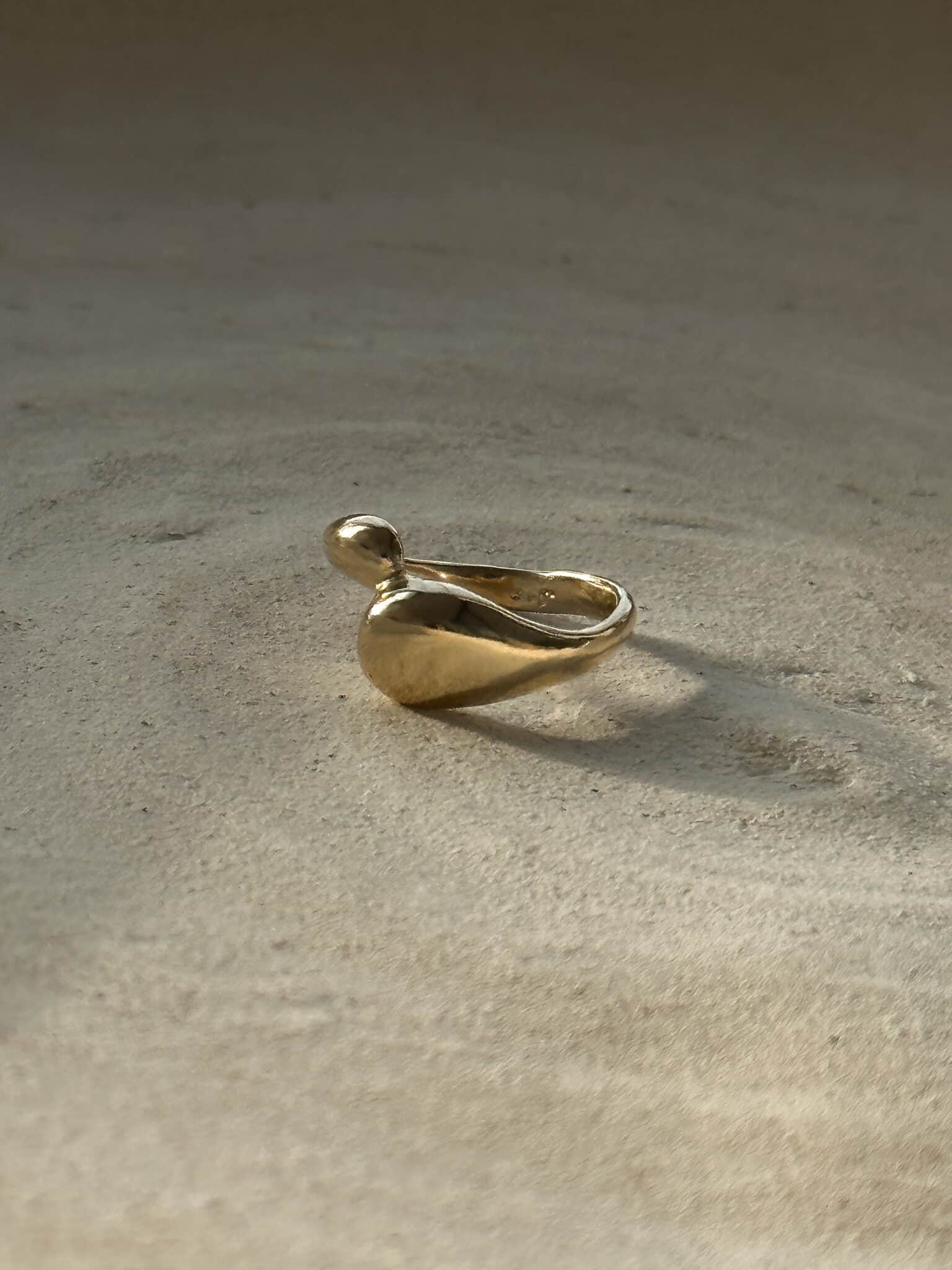 טבעת ביגי ורה גולד