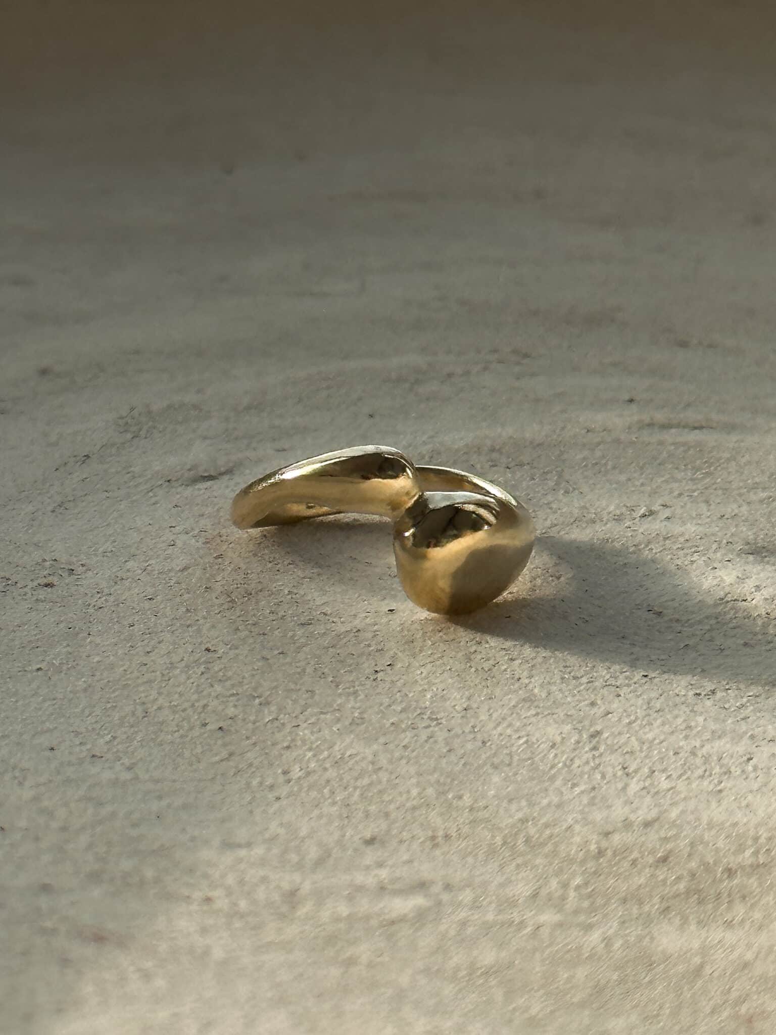 טבעת ביגי ורה גולד