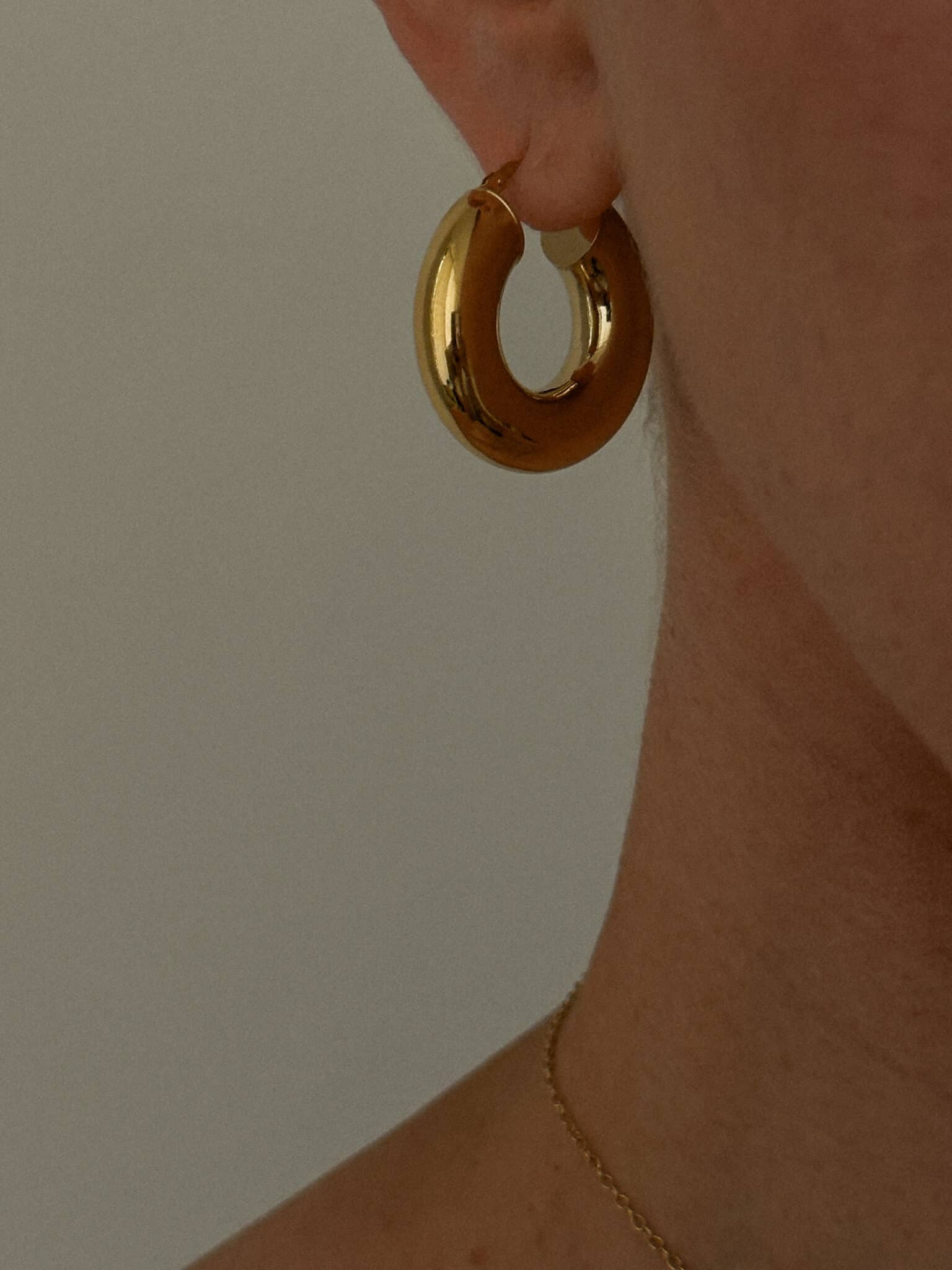 עגילי בומביי גולד