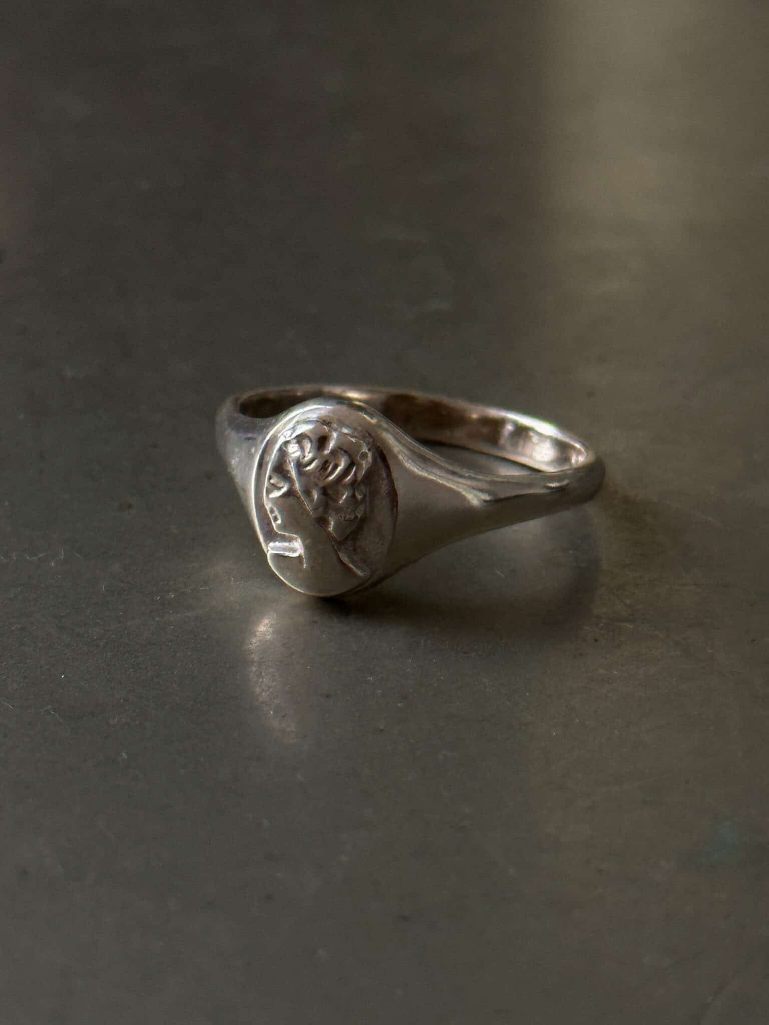 טבעת מיני רומה כסף