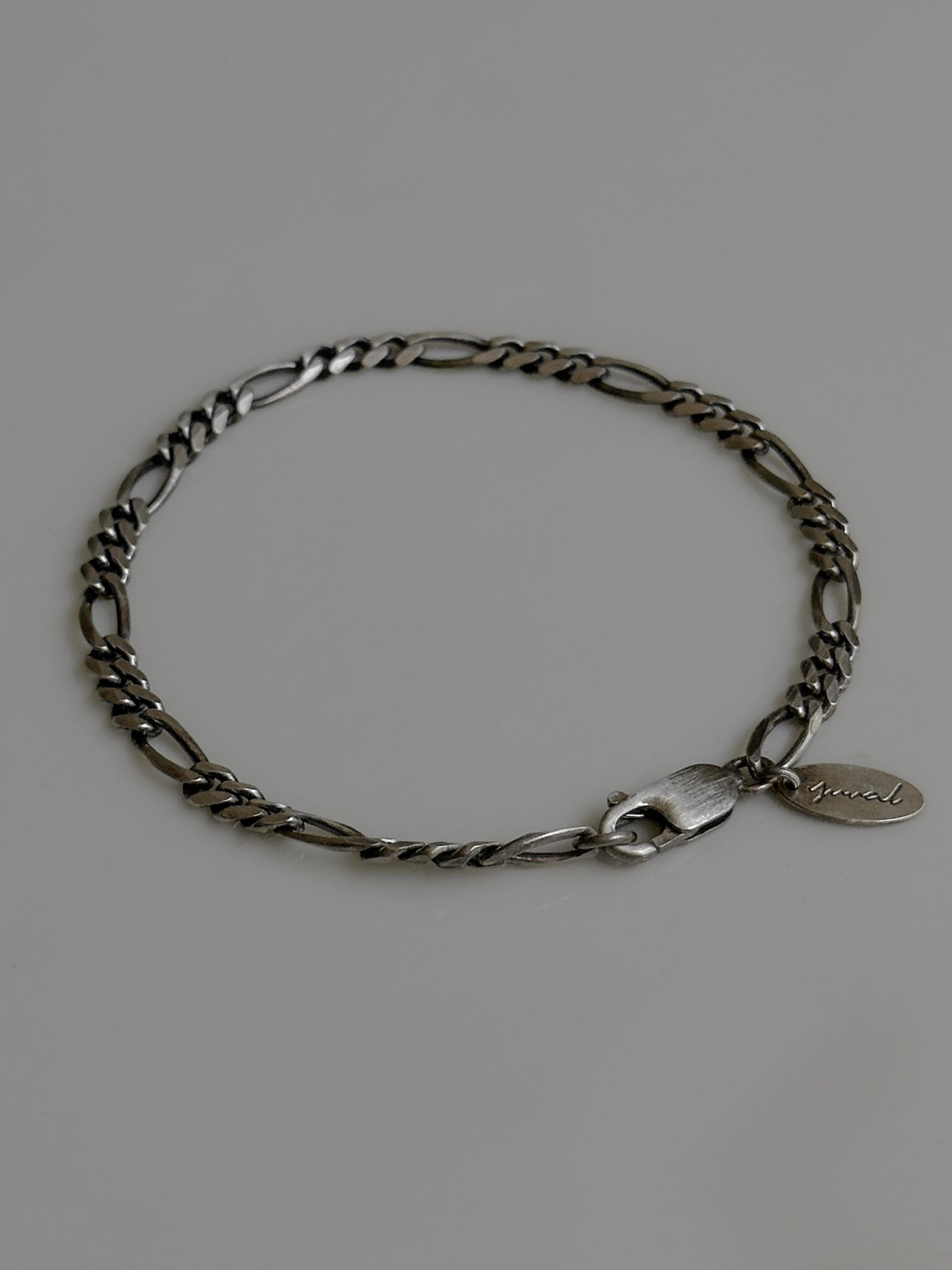 צמיד פיגארו כסף מושחר