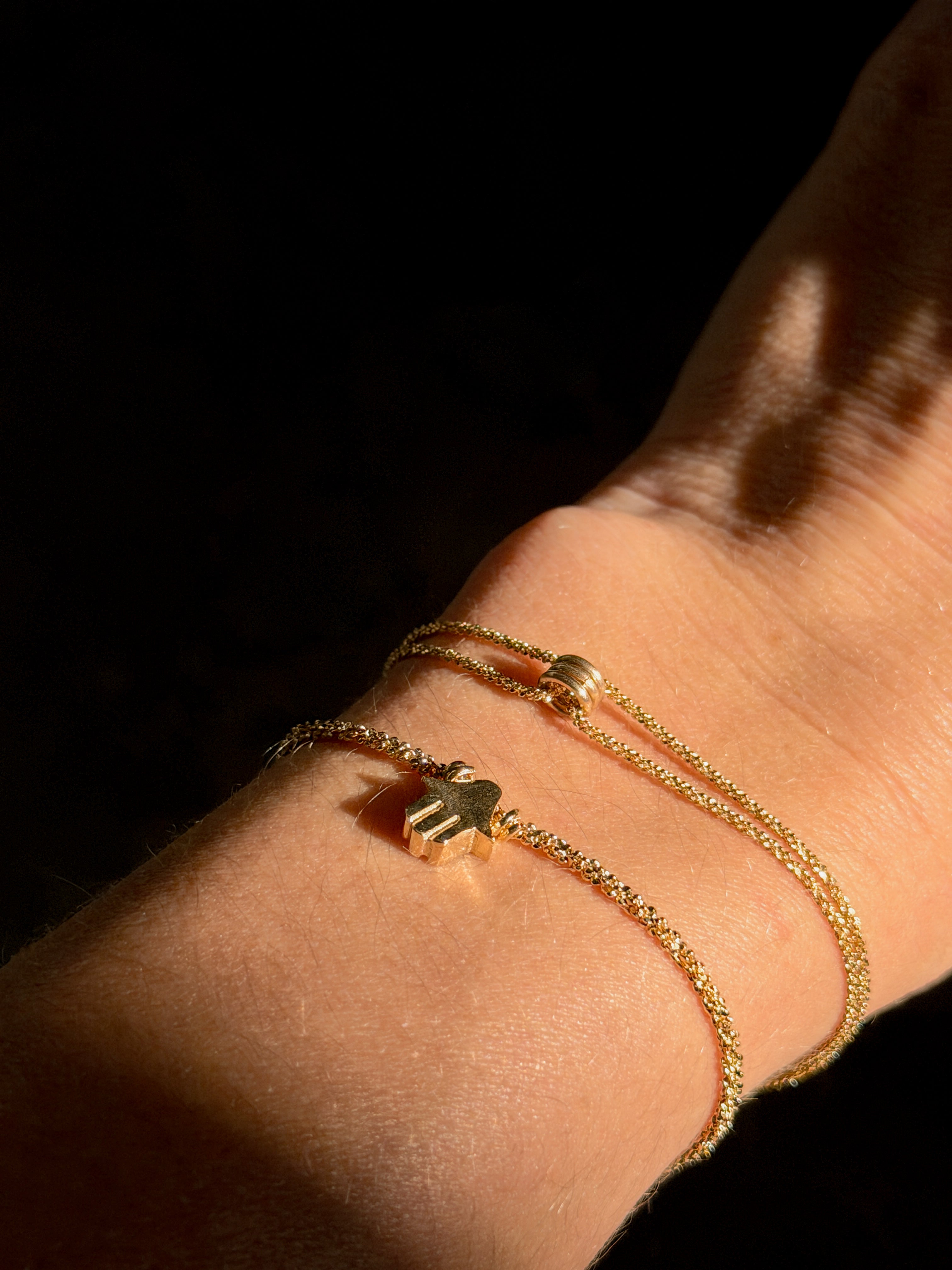 סט צמידי ביגי חמסה ומישל גולד