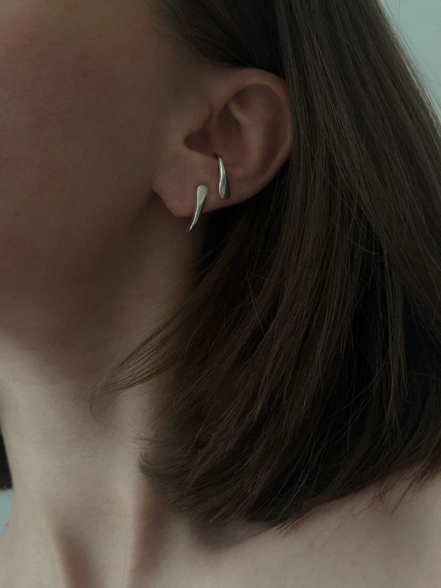 עגילי דון כסף | זוג