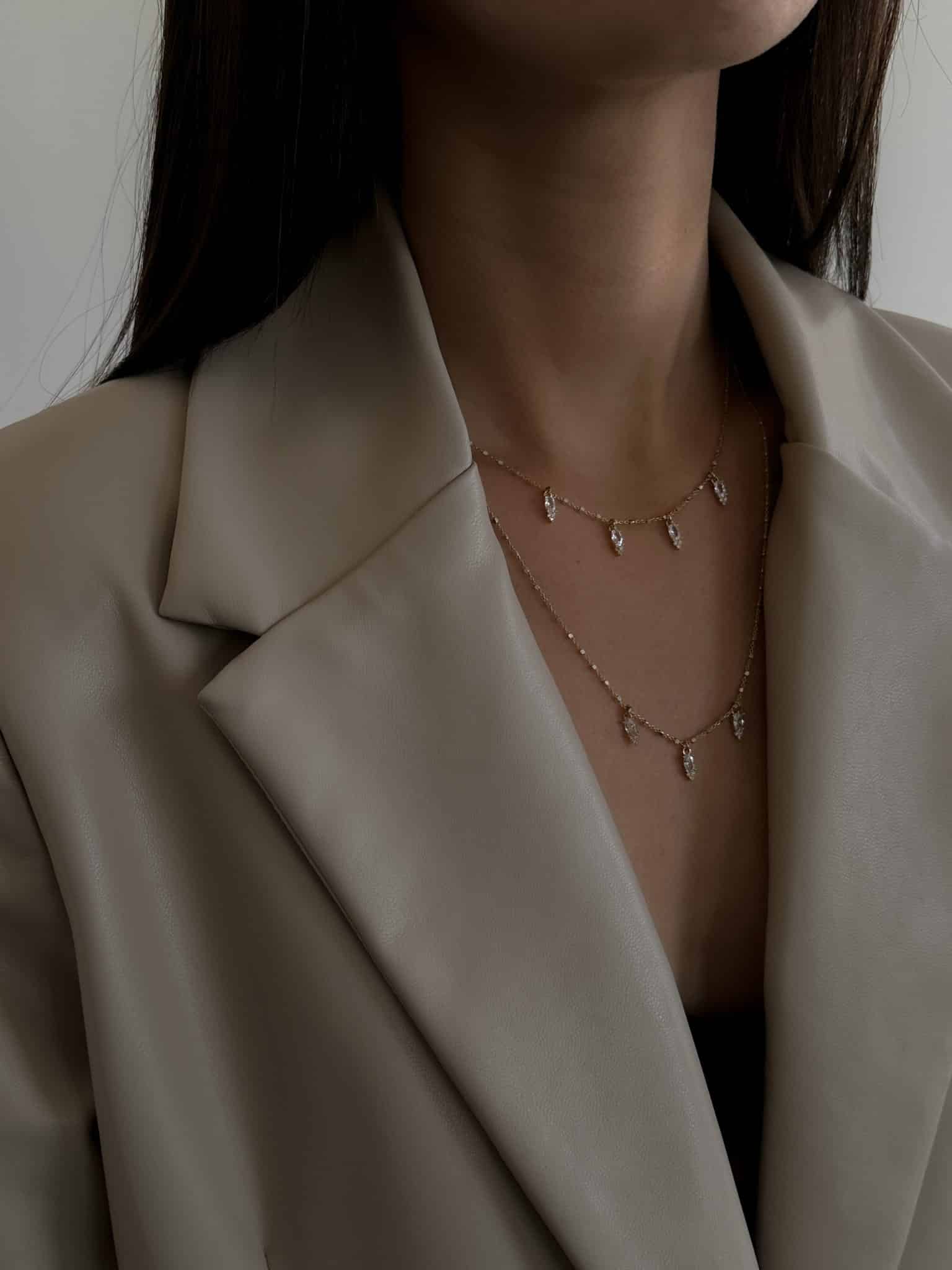 שרשרת אליזבת L גולד