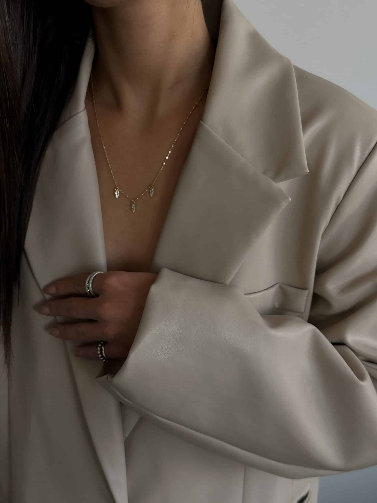 שרשרת אליזבת L גולד