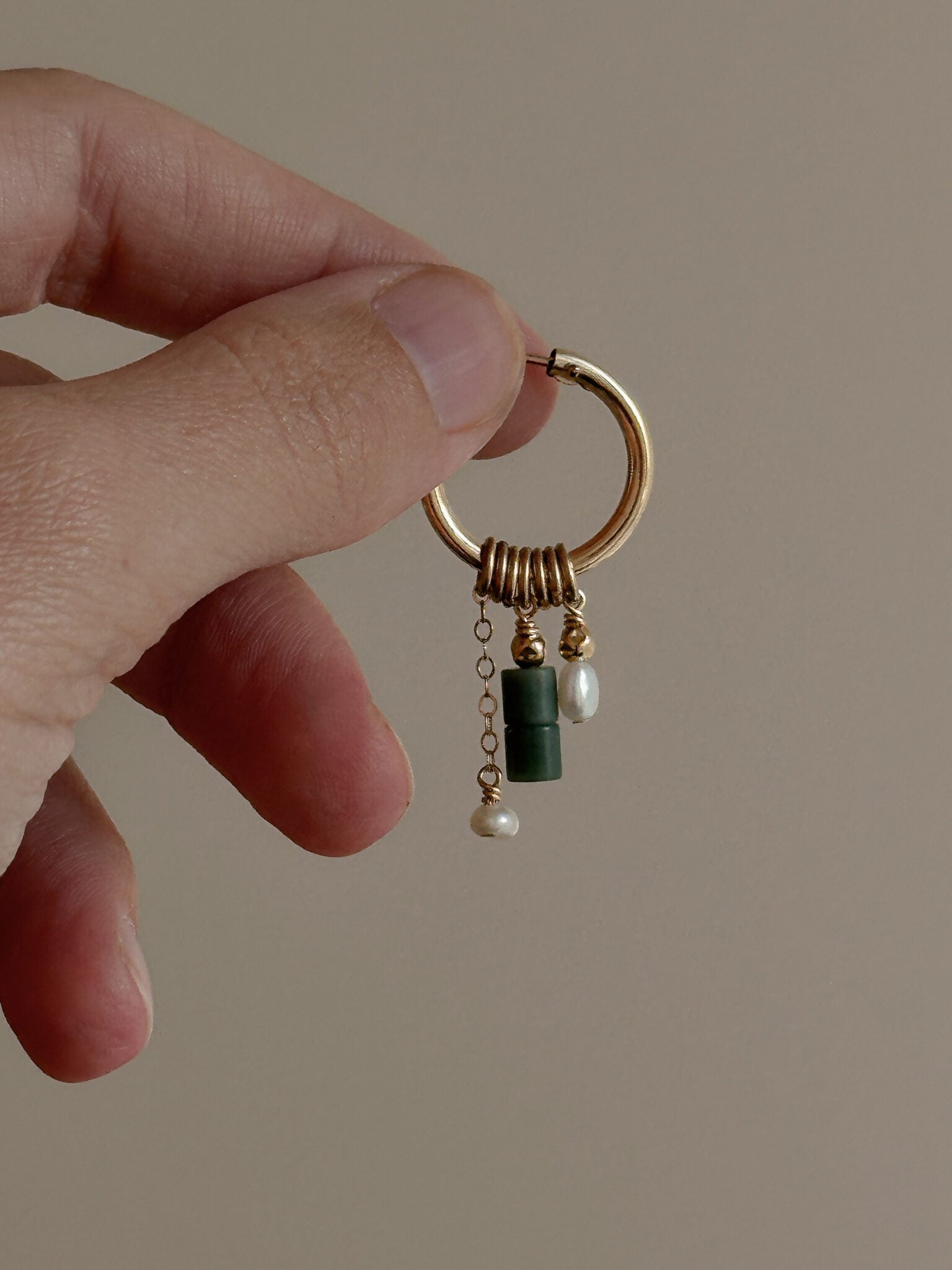 סט עגילי סינגל ודאבל ג'וזפין גולד