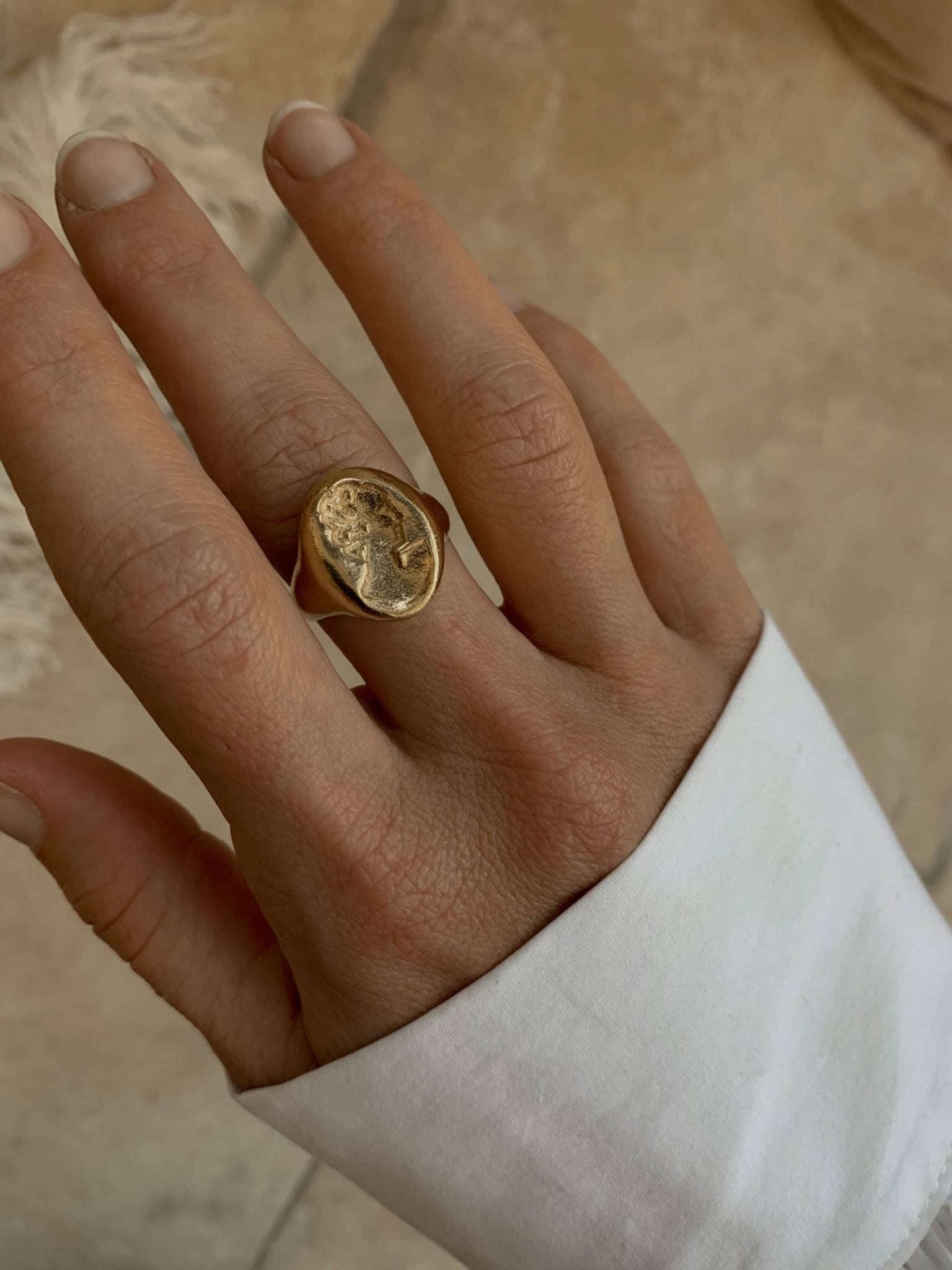 טבעת אסנה 14K