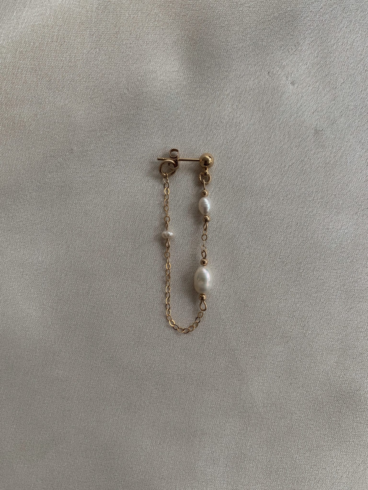 עגיל יחיד סינגל מיני כריס גולד
