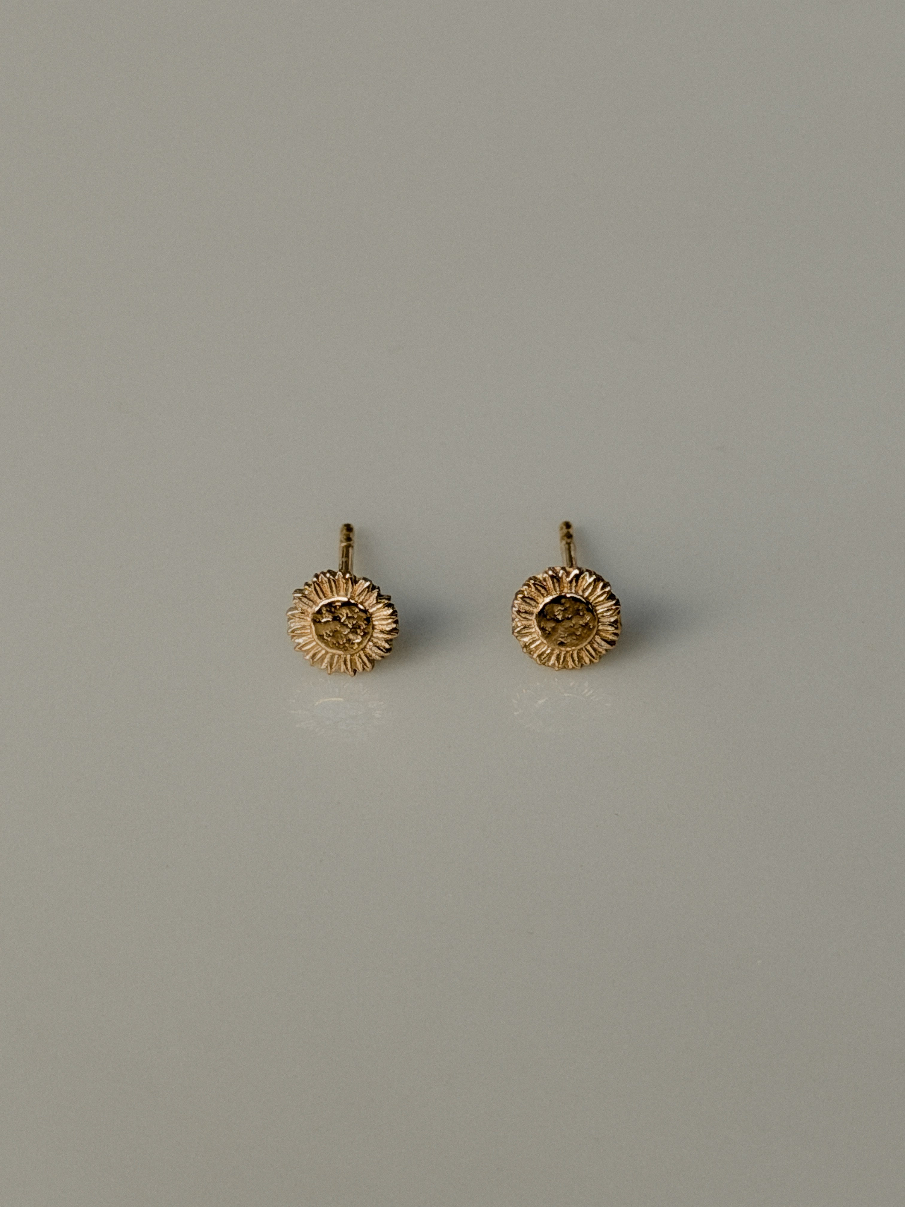 עגילי שמש 14K