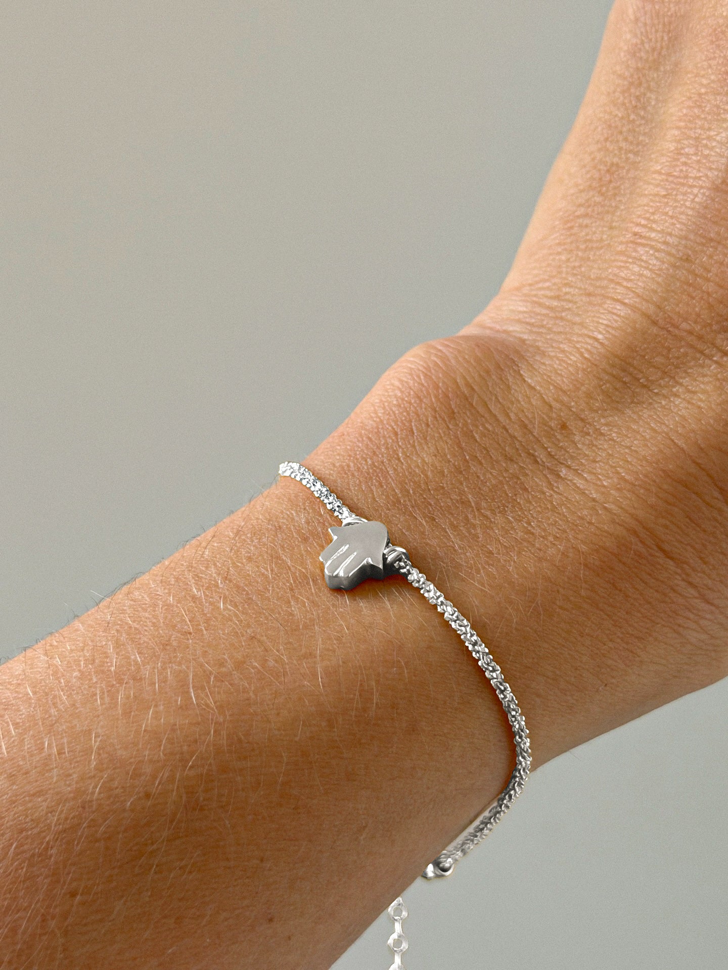 צמיד ביגי חמסה כסף