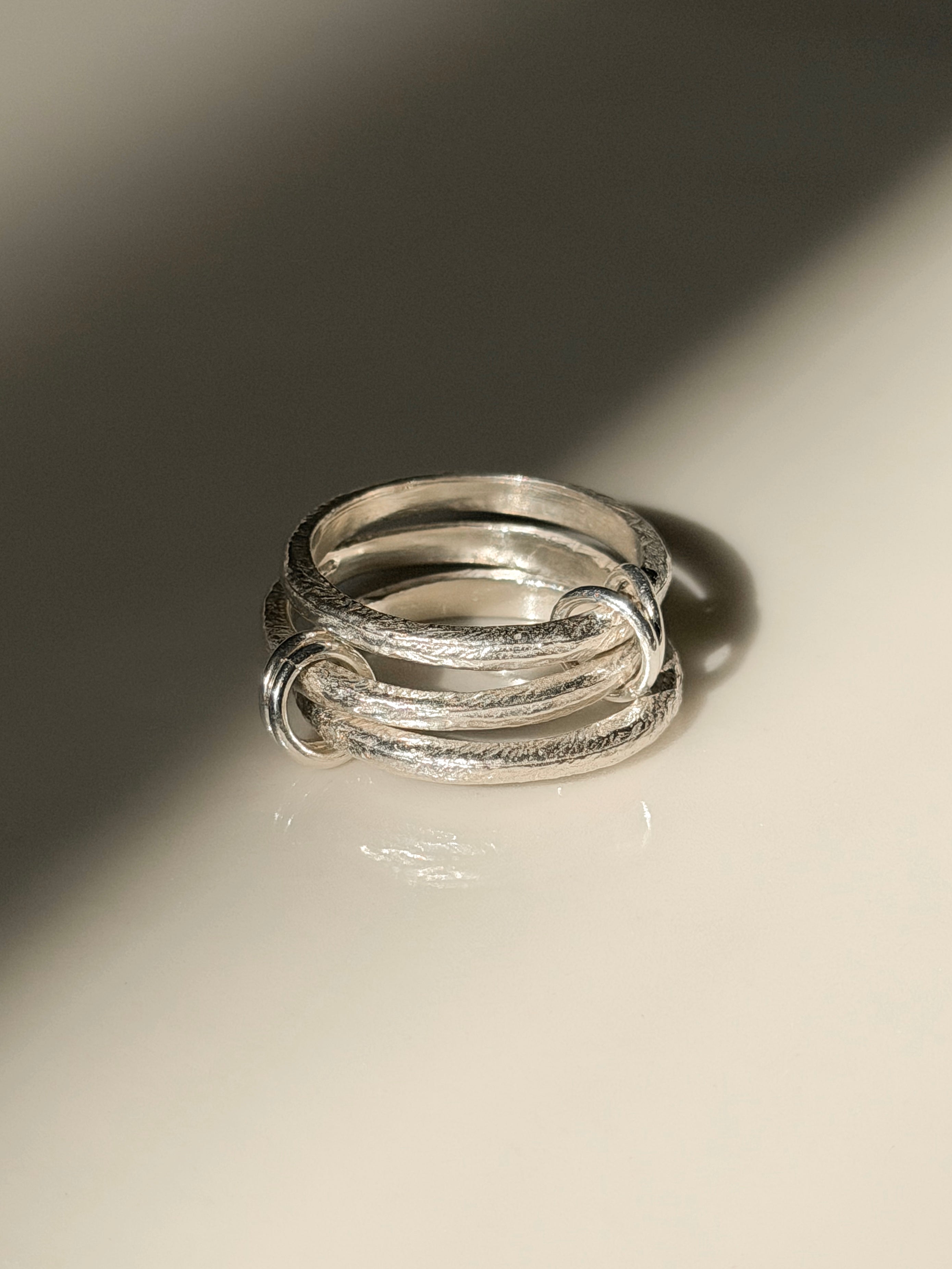 טבעת ליאו כסף