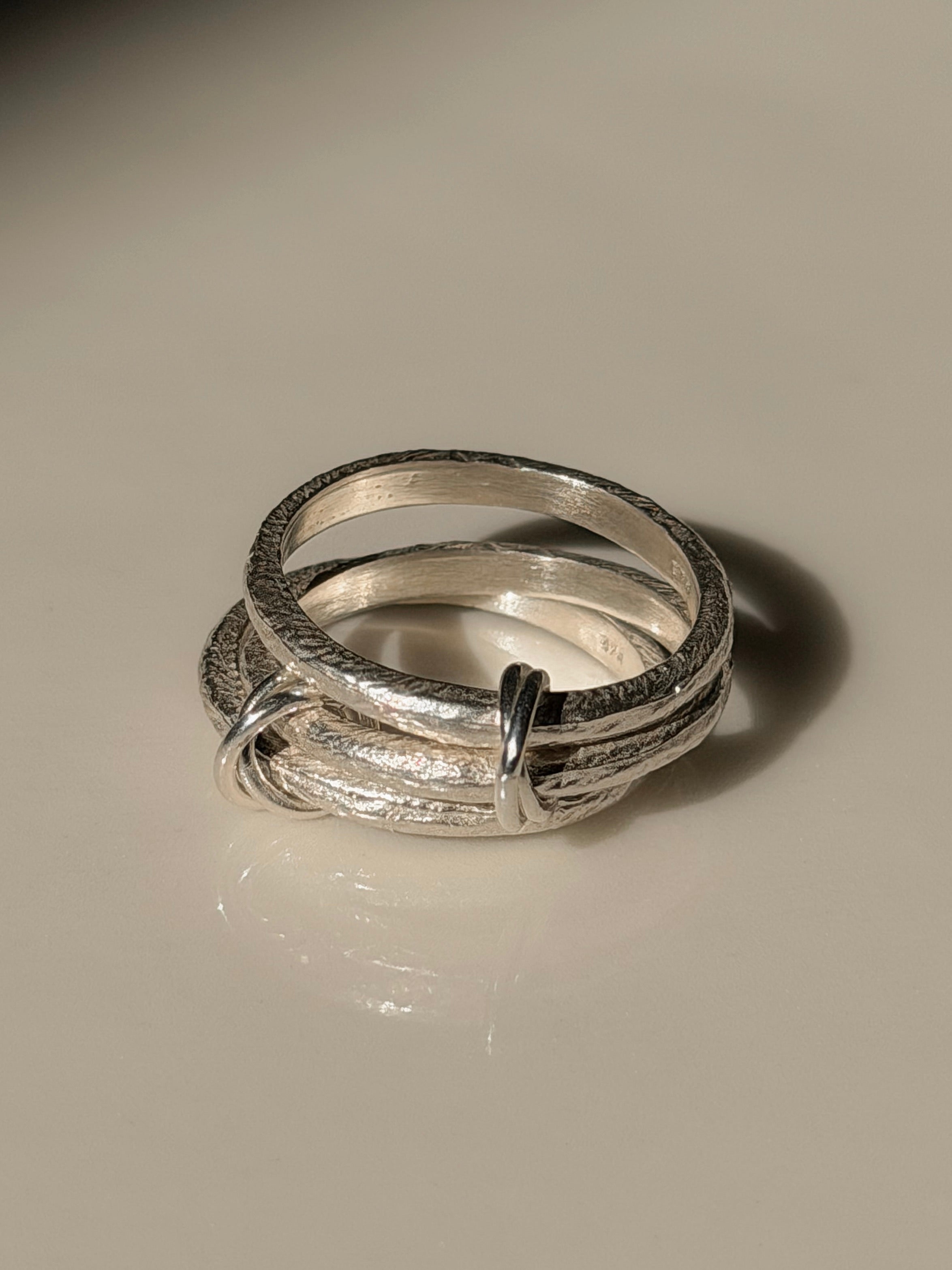 טבעת ליאו כסף