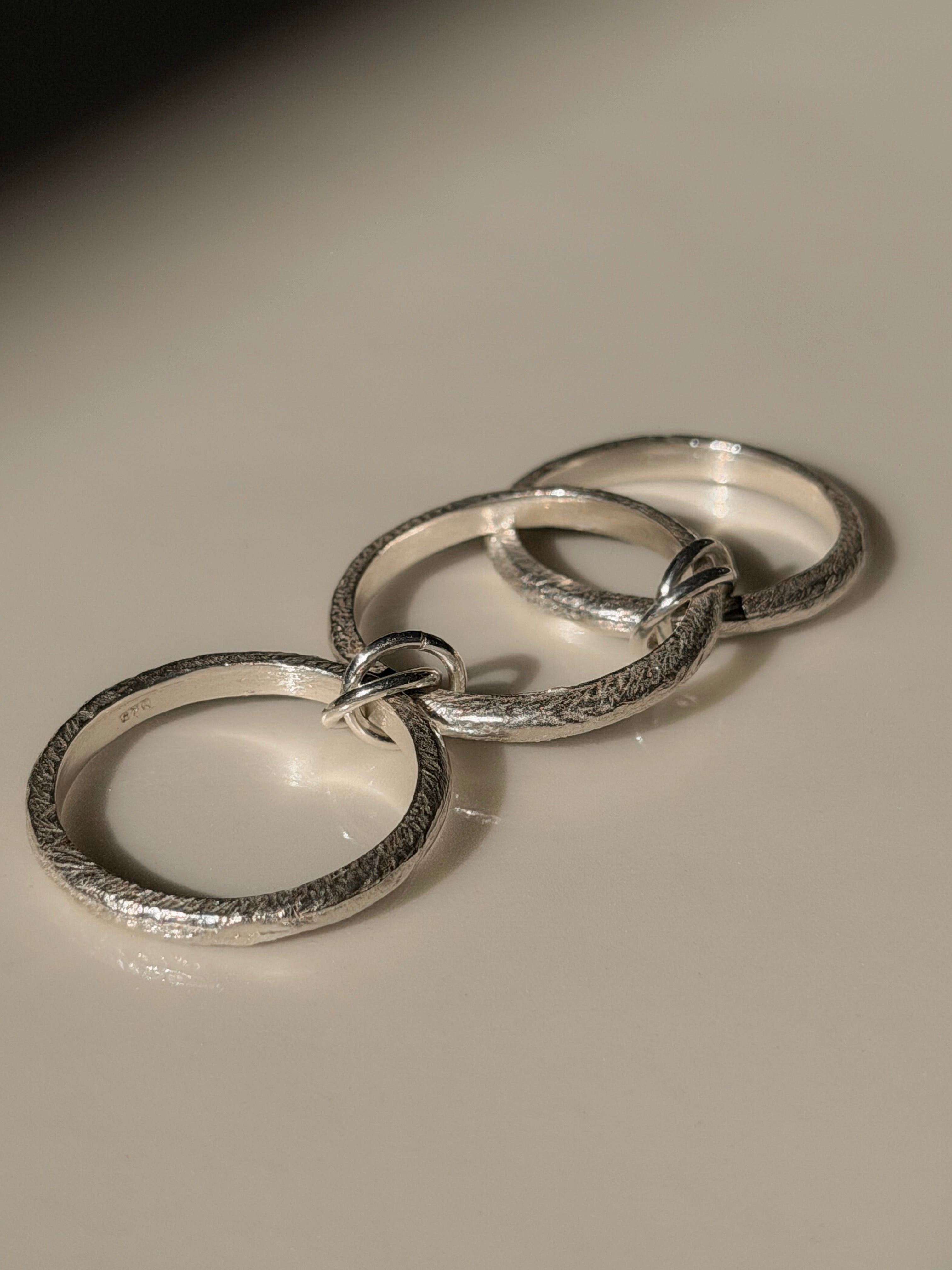 טבעת ליאו כסף