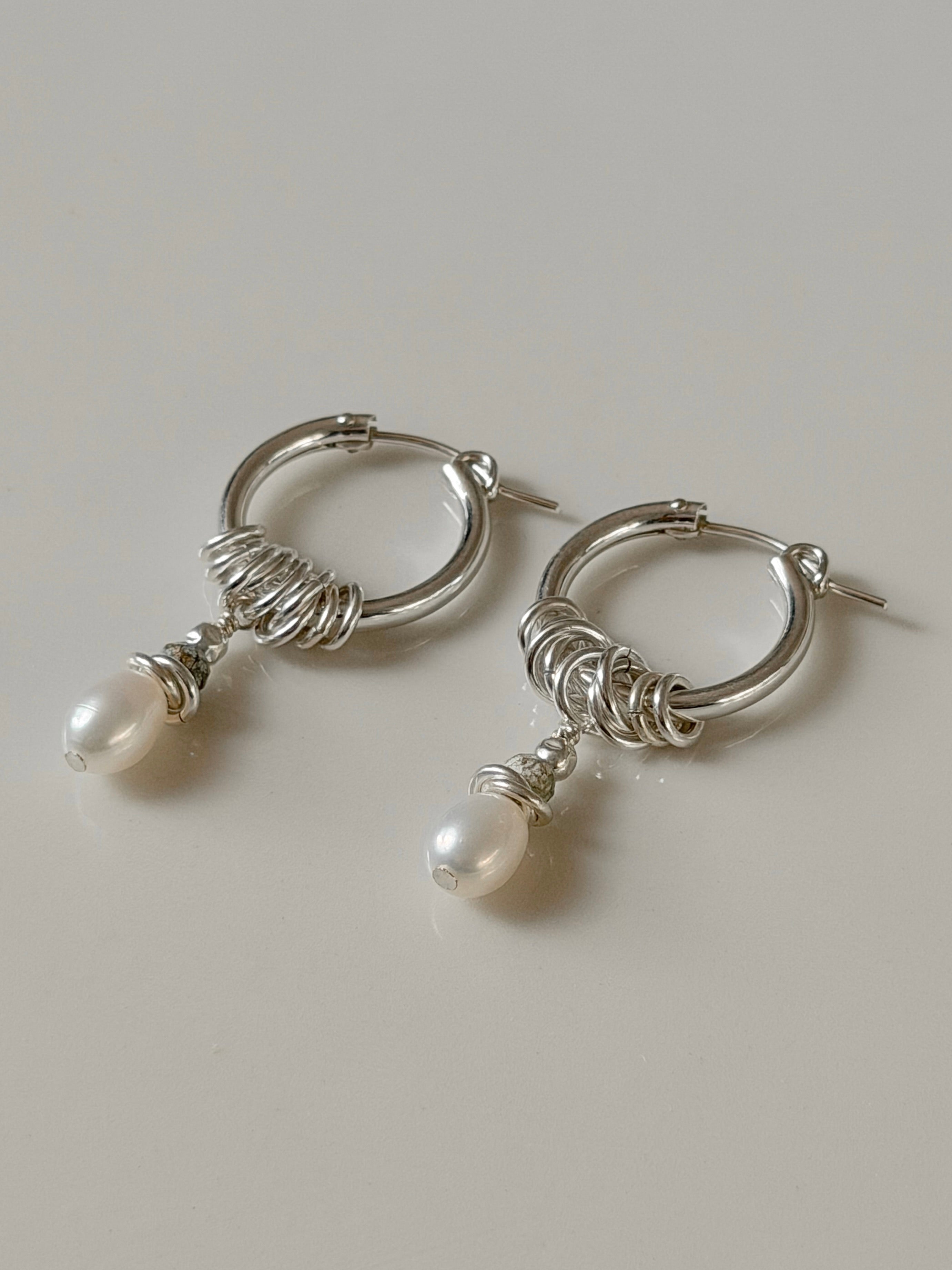 עגילי פטרה טורקיז כסף