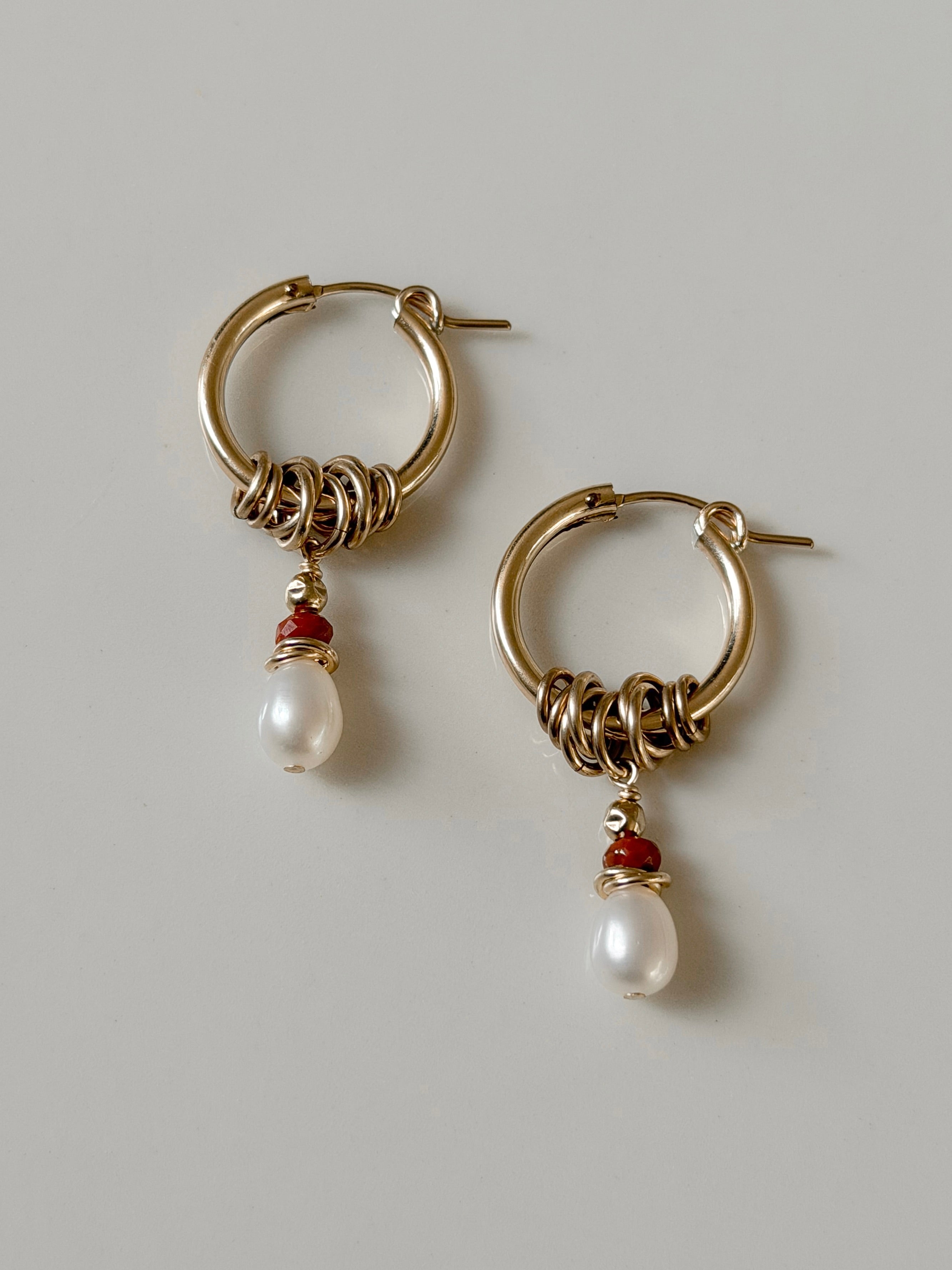 עגילי פטרה דזרט גולד