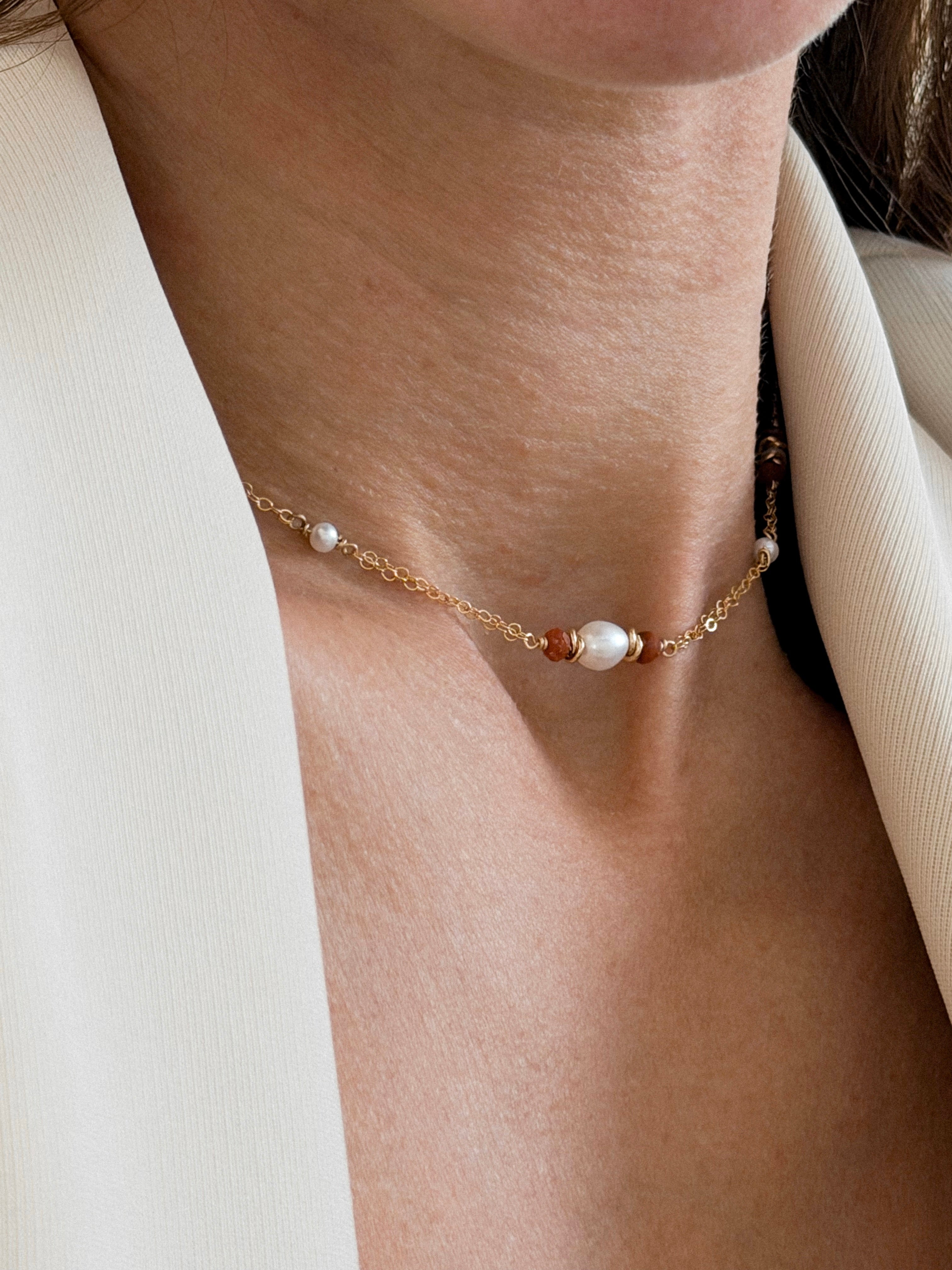 שרשרת נורה דזרט גולד