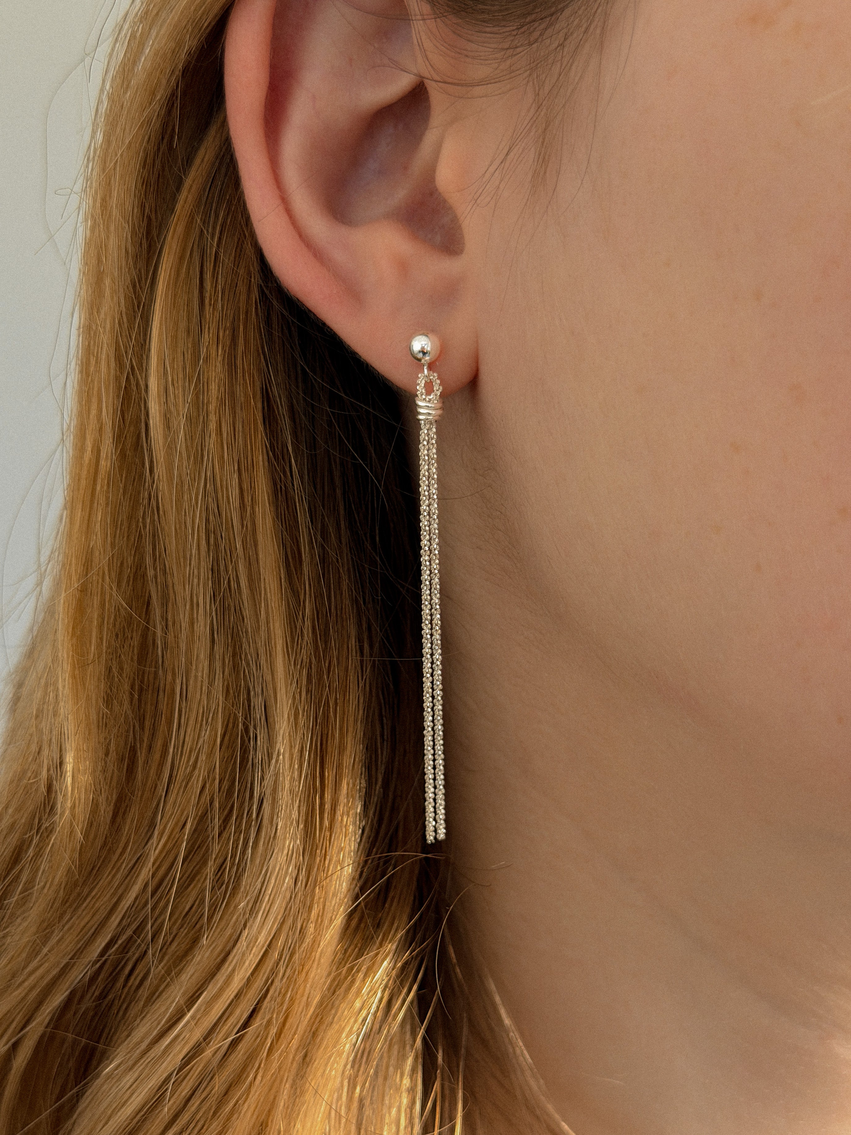 עגילי דפי כסף