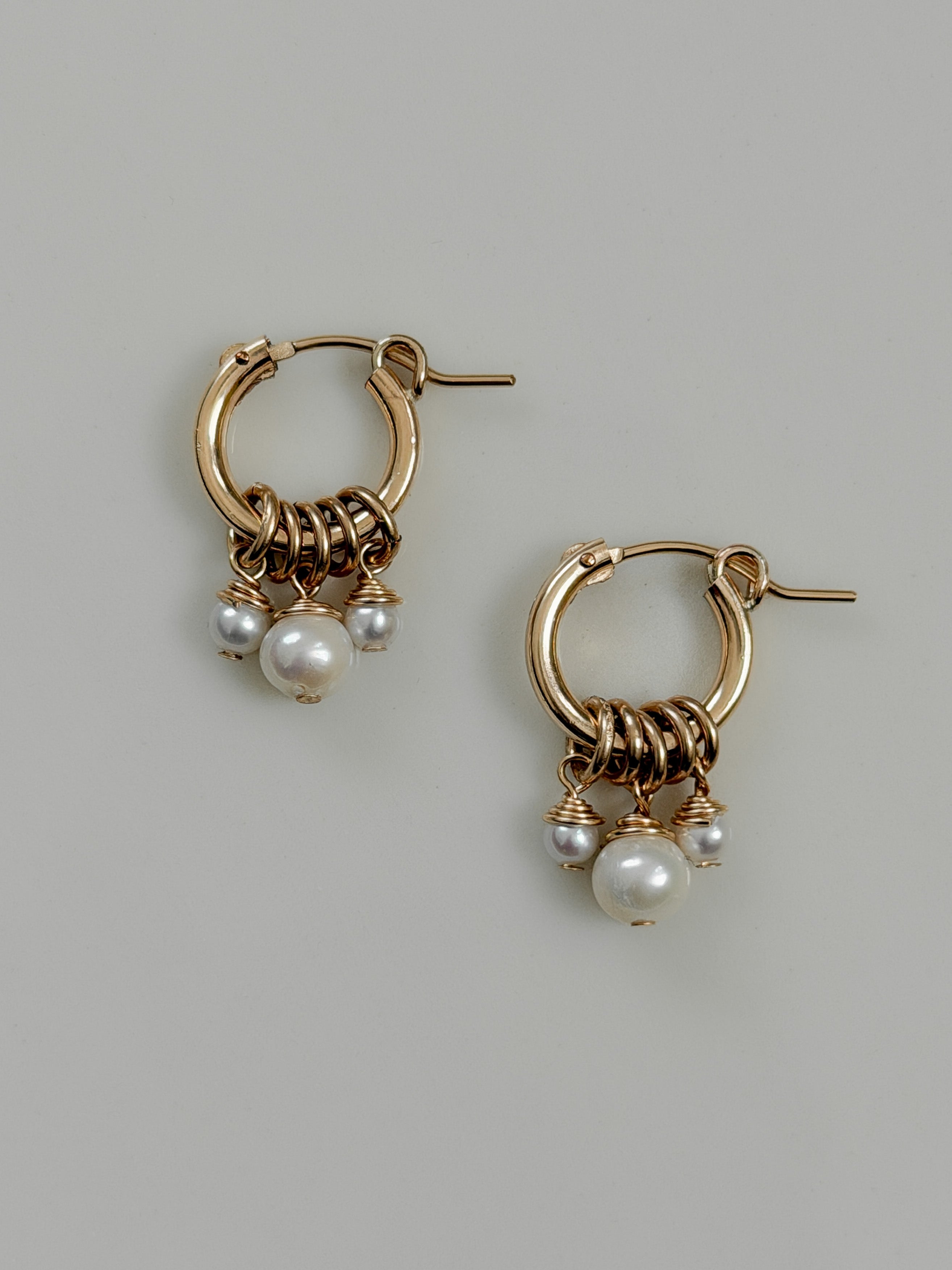 עגילי קלריס S גולד