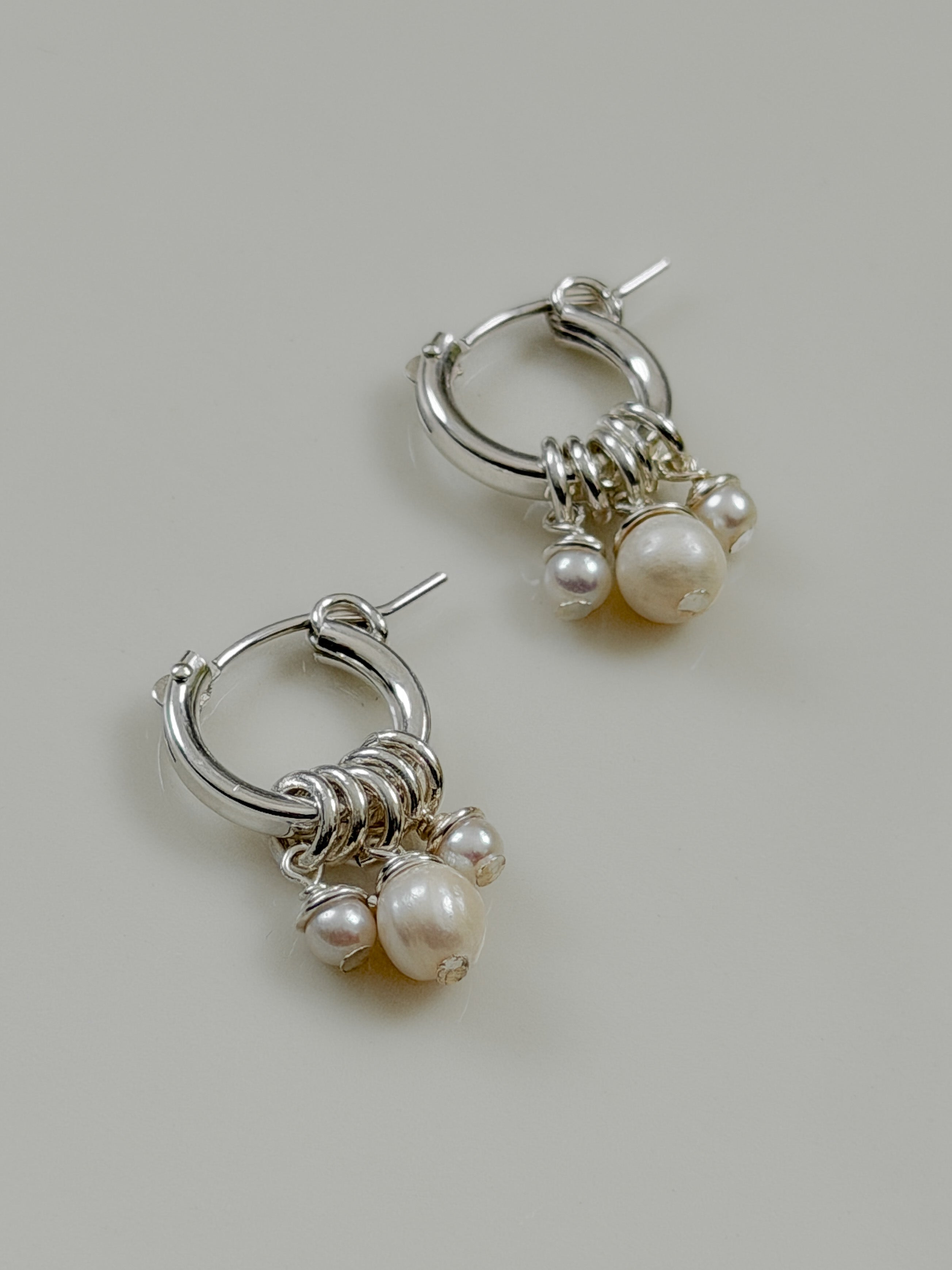 עגילי קלריס S כסף