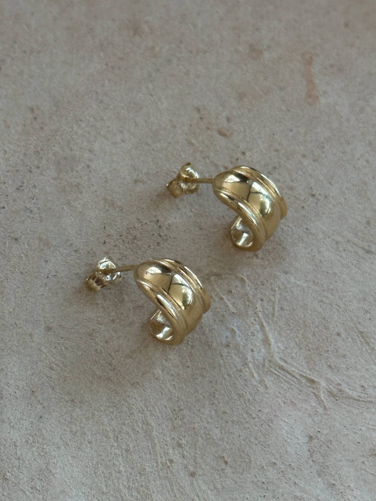עגילי מיני שר גולד