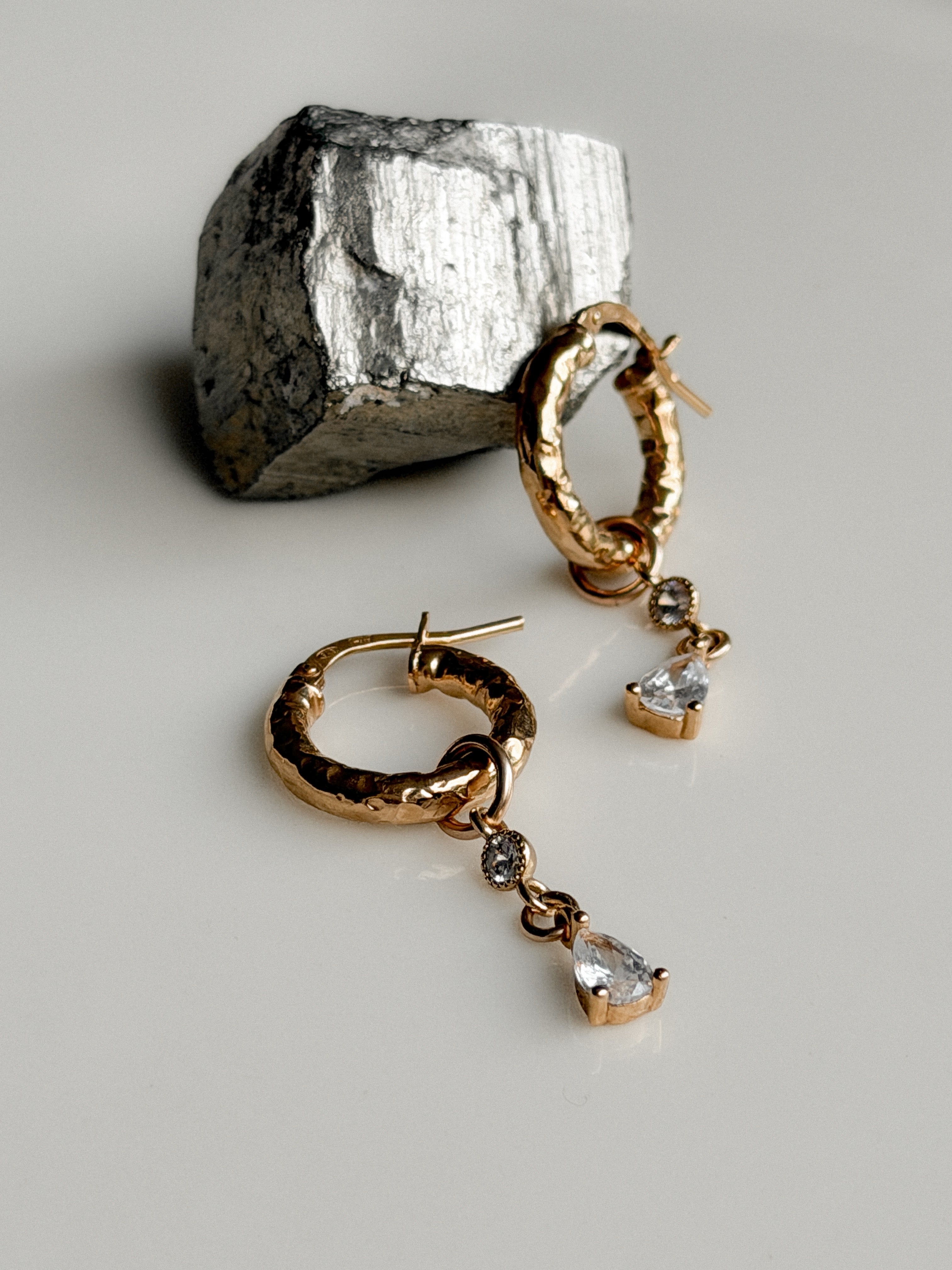 עגילי אלודי גולד