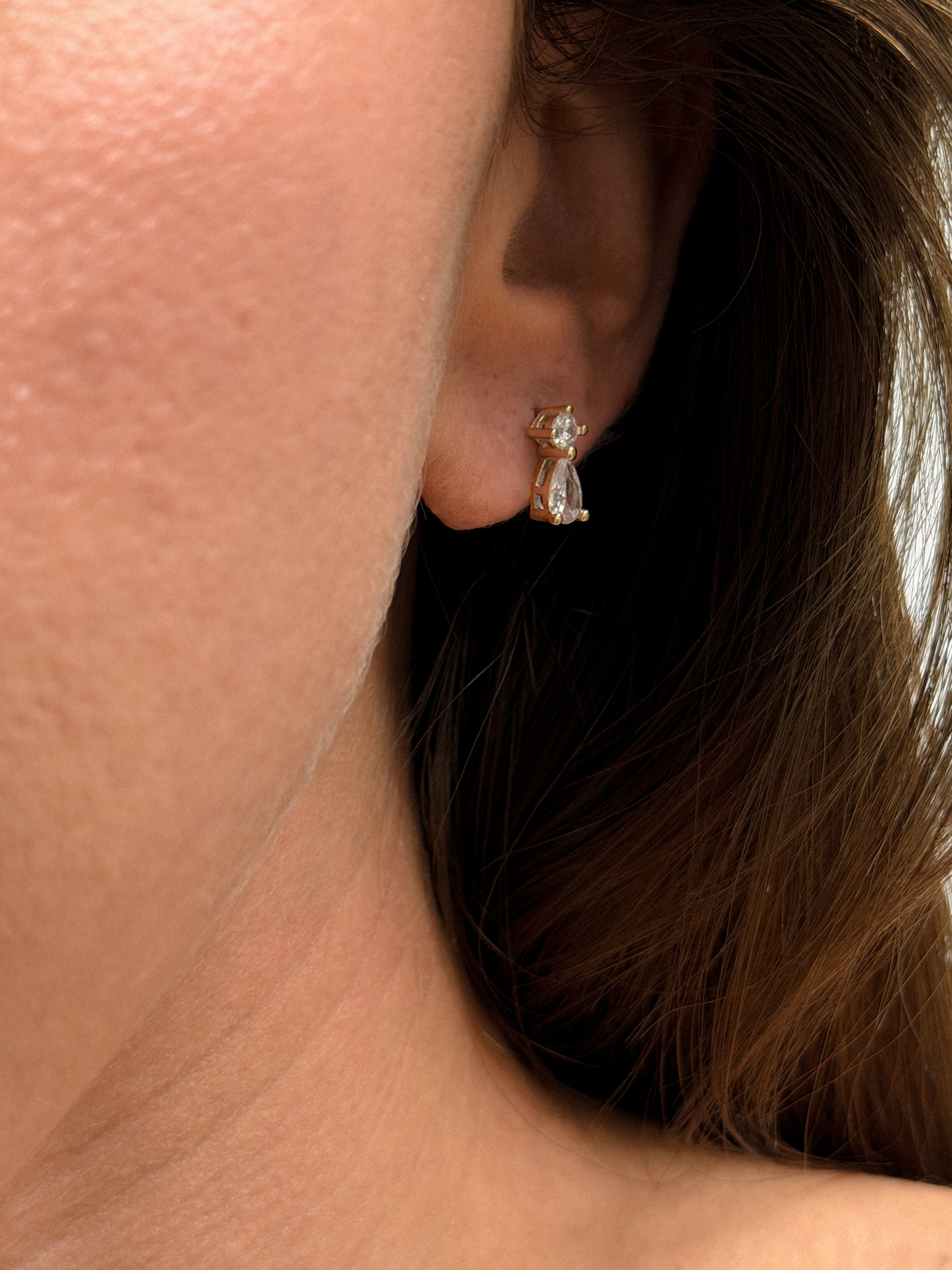 עגילי אנני גולד