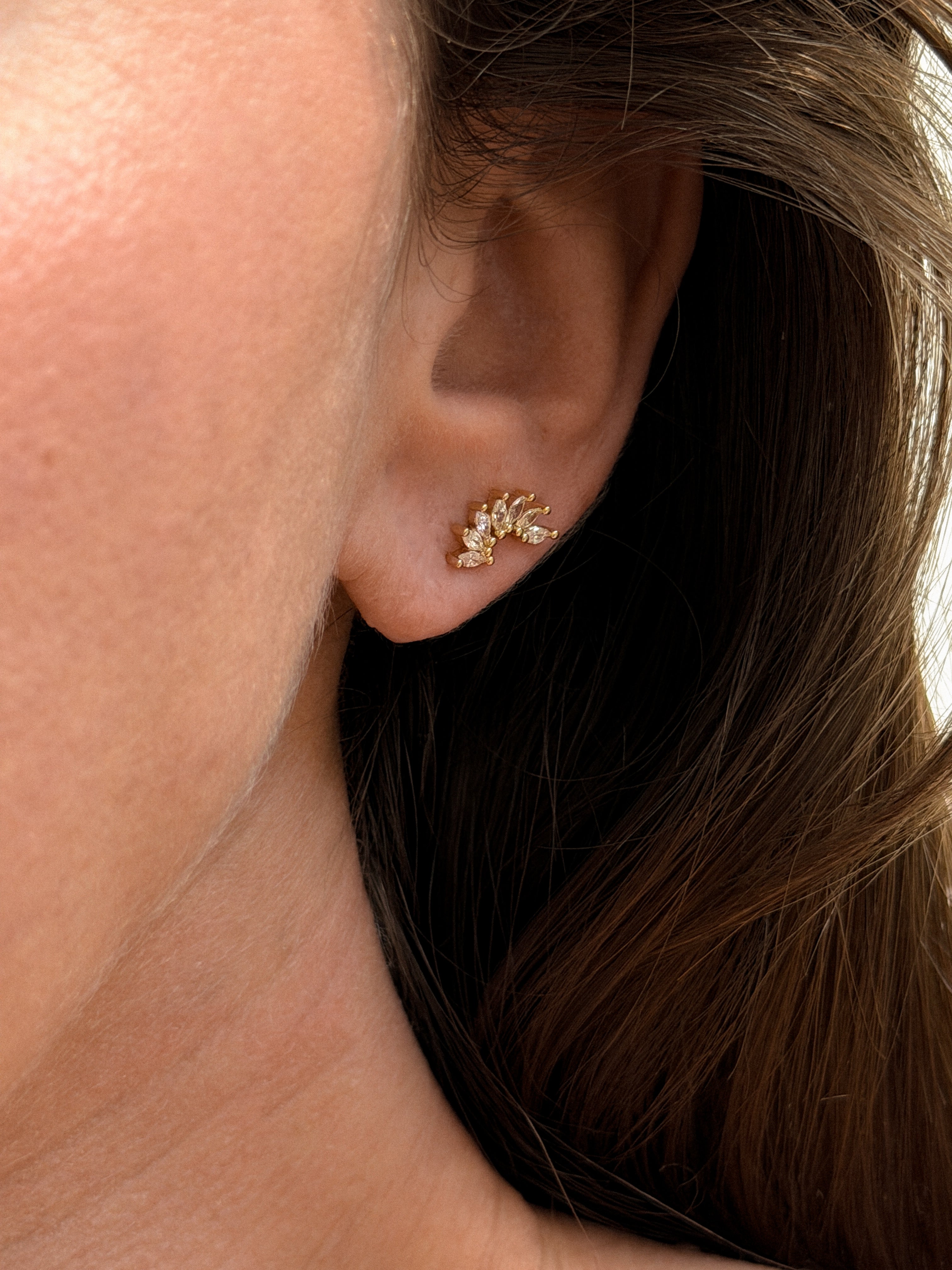 עגילי ויויאן גולד