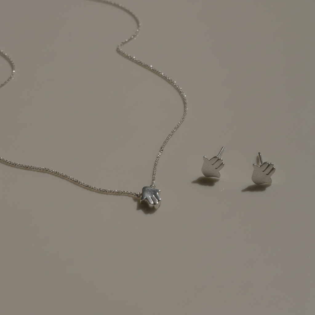 Silver Hamsa Set Bundle Image